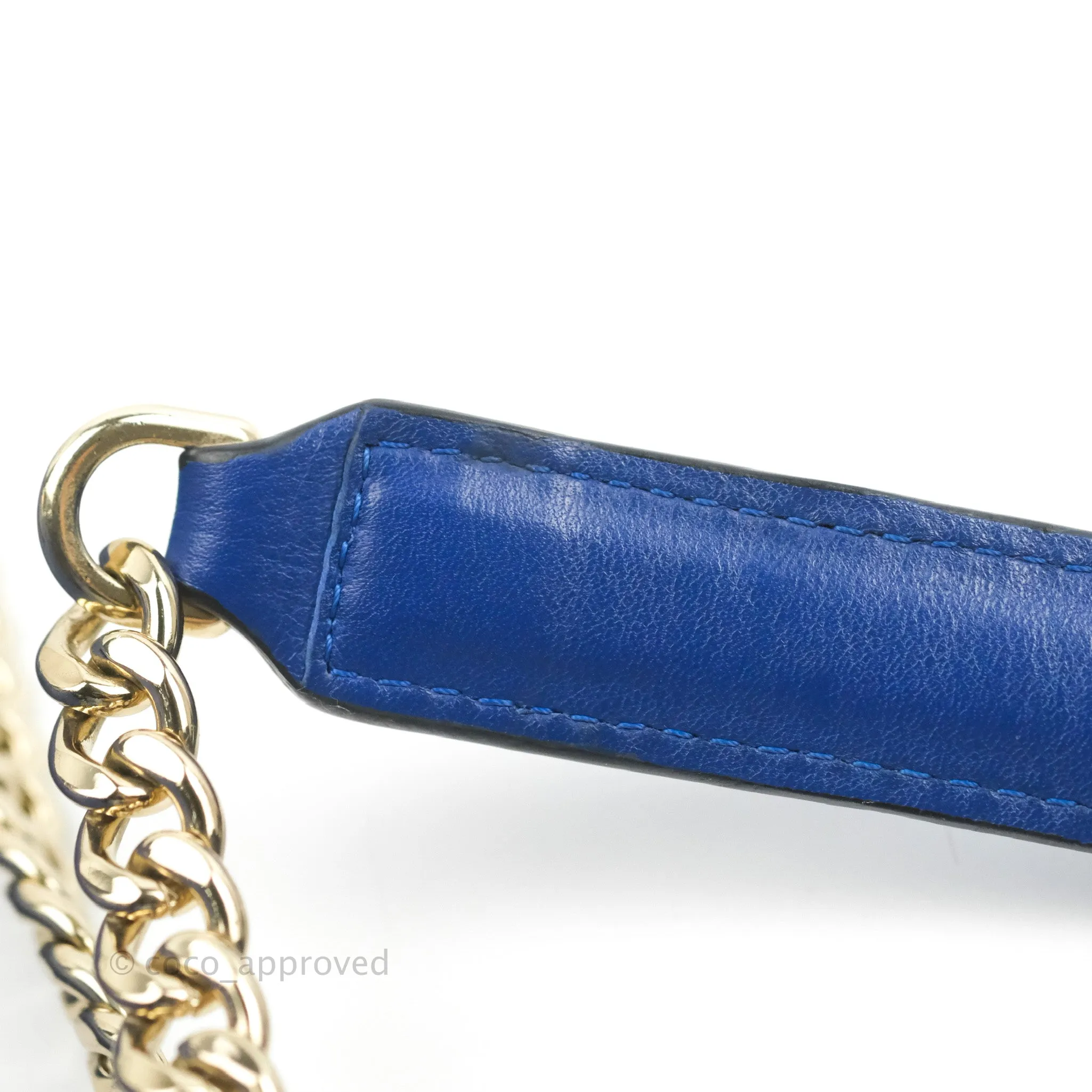 Loewe Avenue Chain Bag Anagram Blue