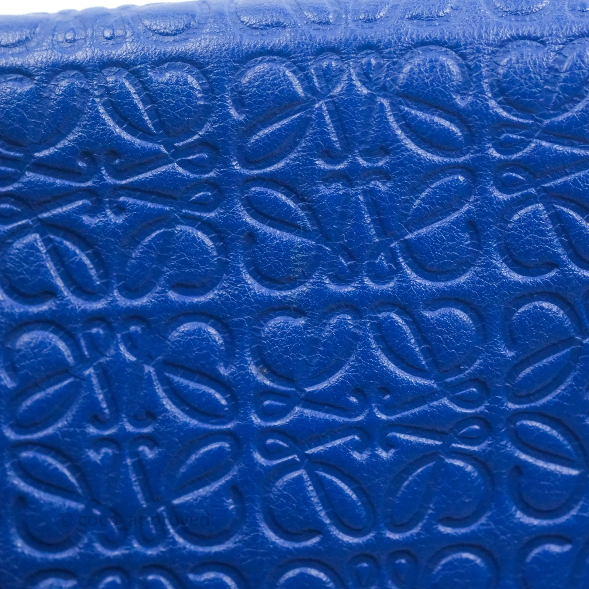 Loewe Avenue Chain Bag Anagram Blue