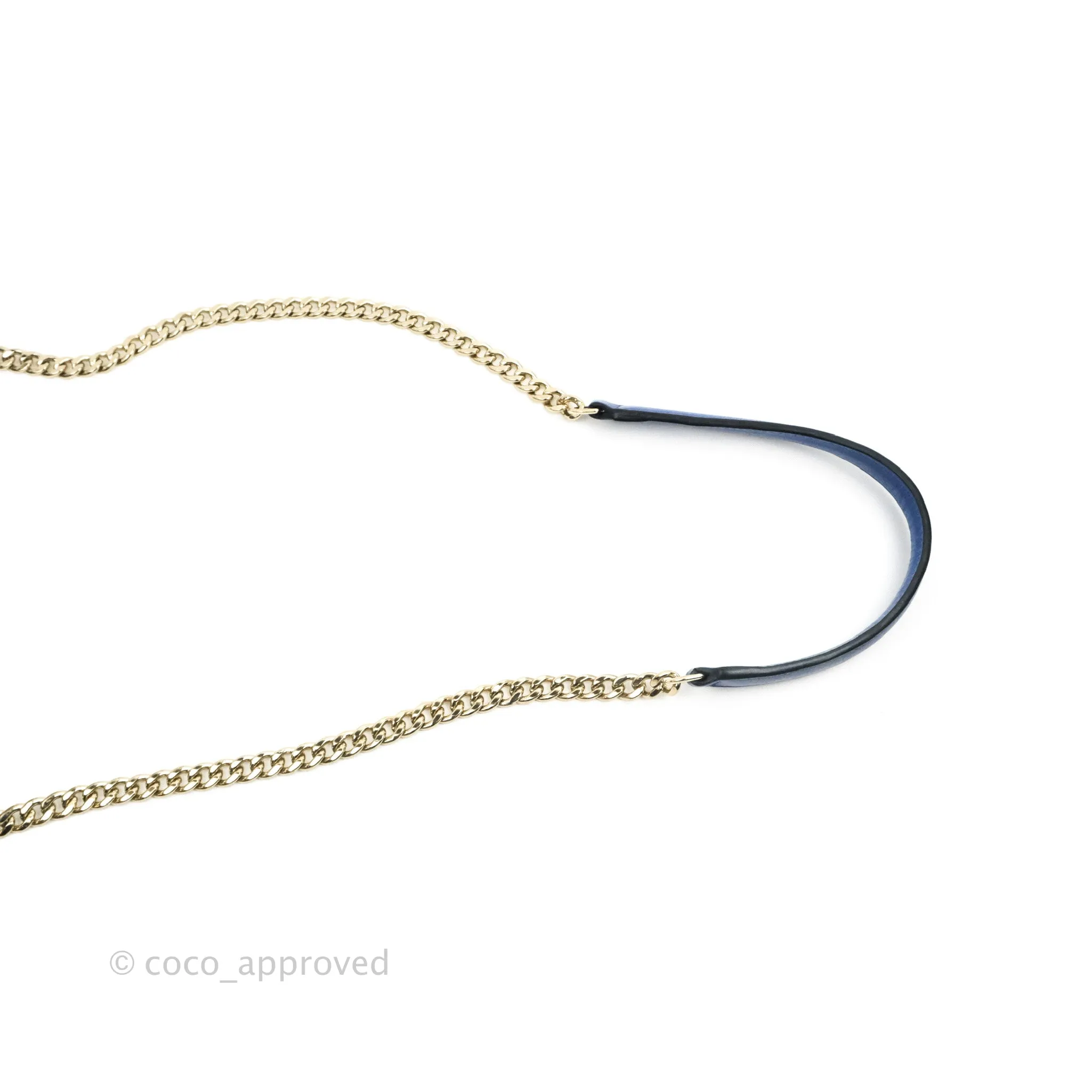 Loewe Avenue Chain Bag Anagram Blue