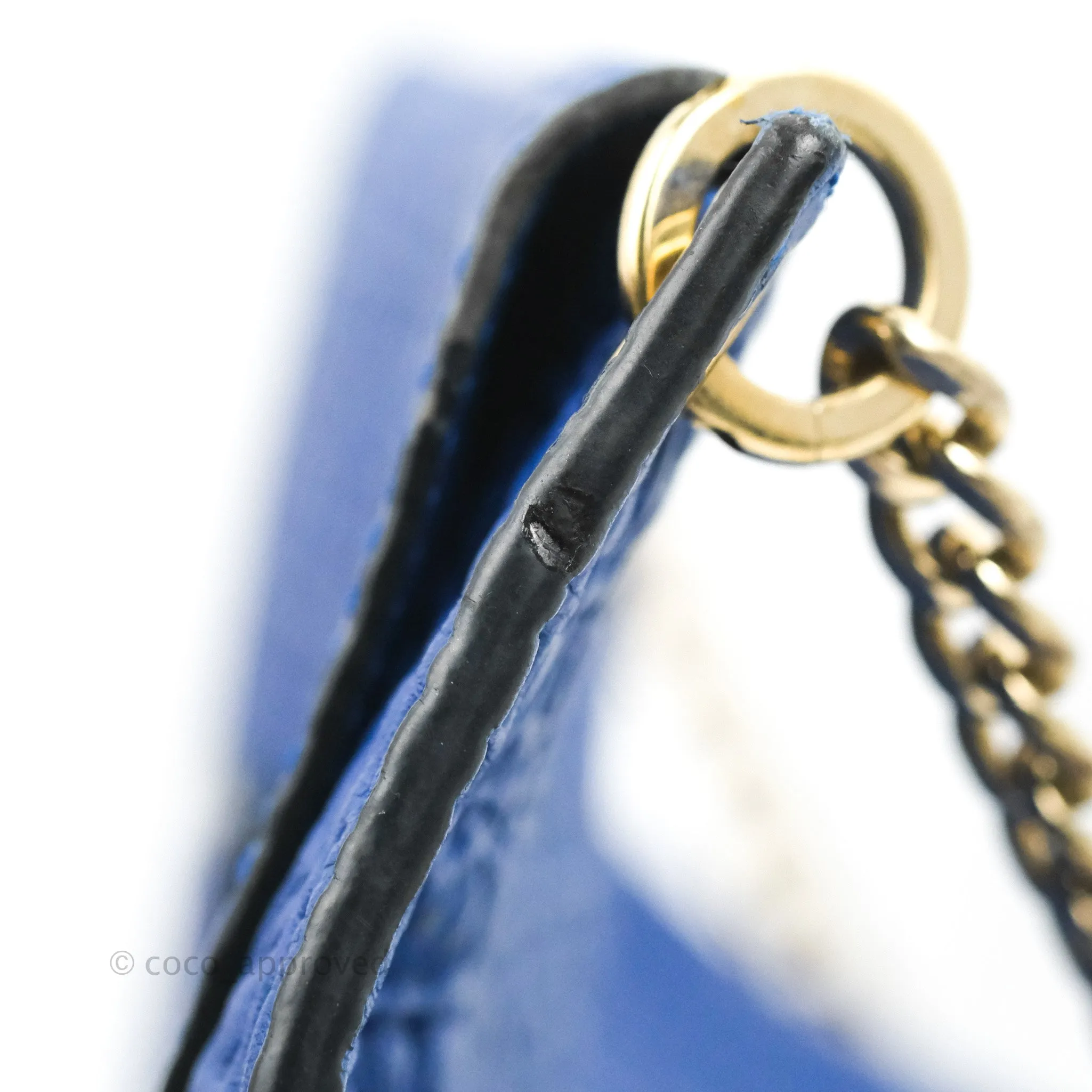 Loewe Avenue Chain Bag Anagram Blue