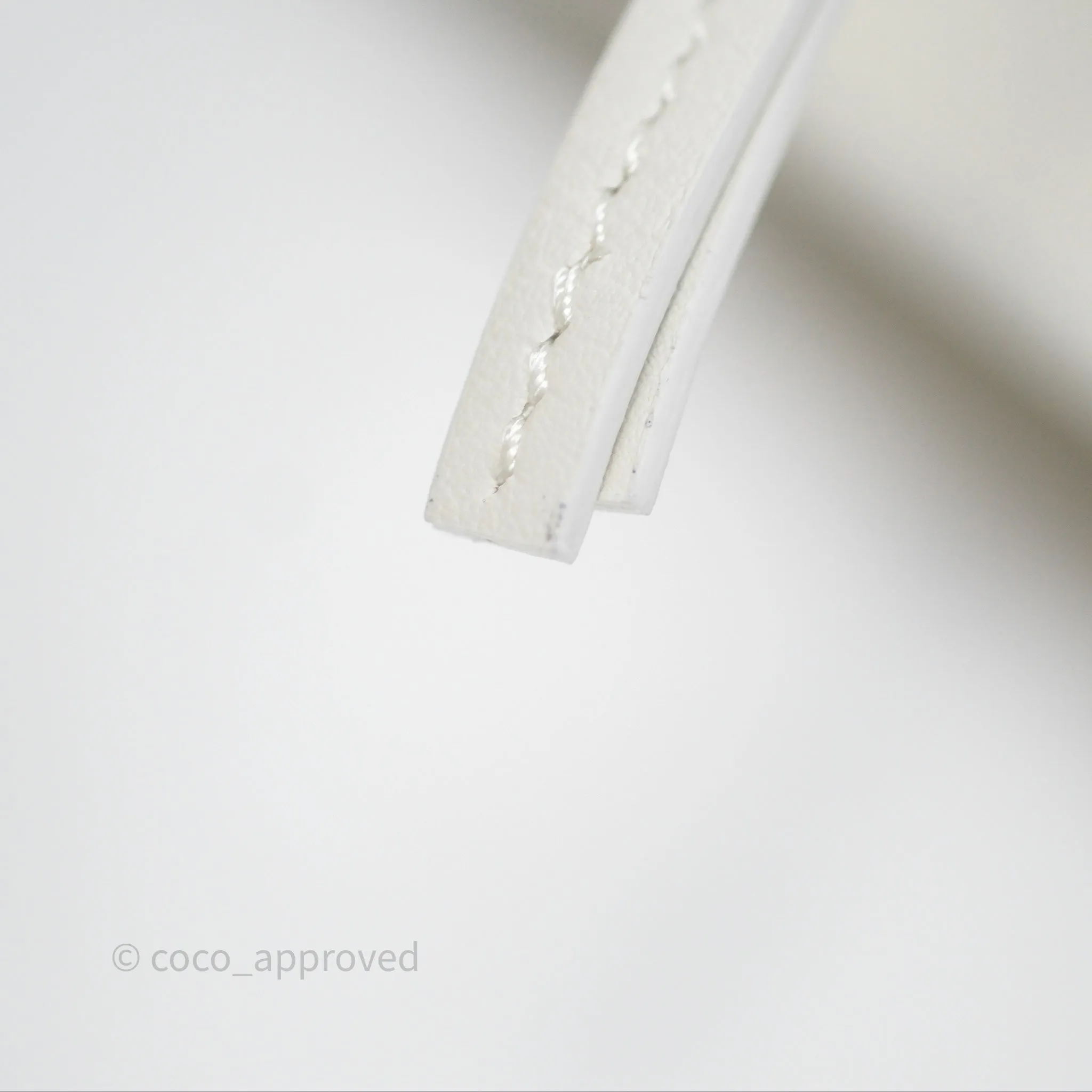 Loewe Dice Pocket in Classic Calfskin White