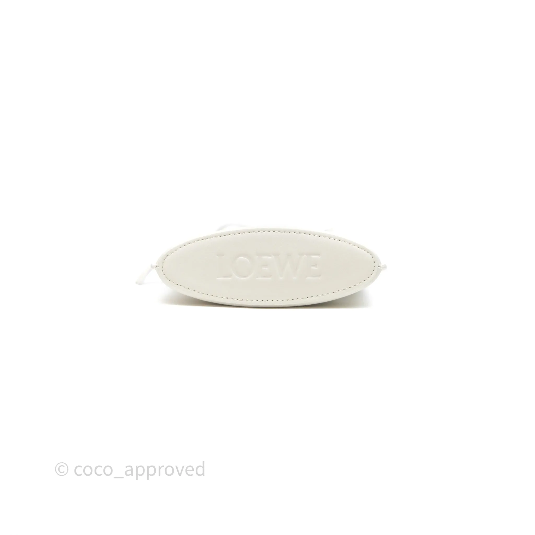 Loewe Dice Pocket in Classic Calfskin White