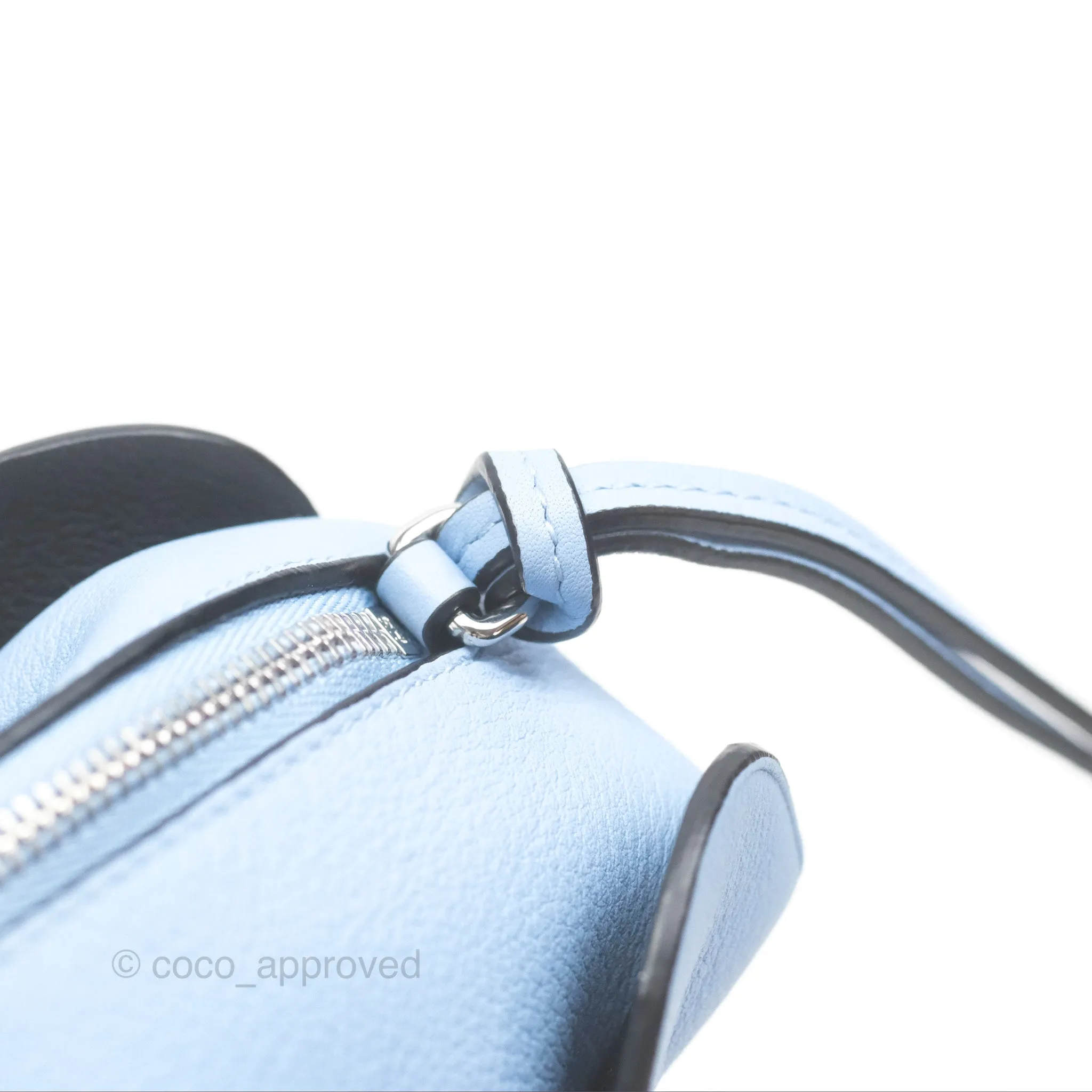 Loewe Elephant Bag In Classic Calfskin Blue