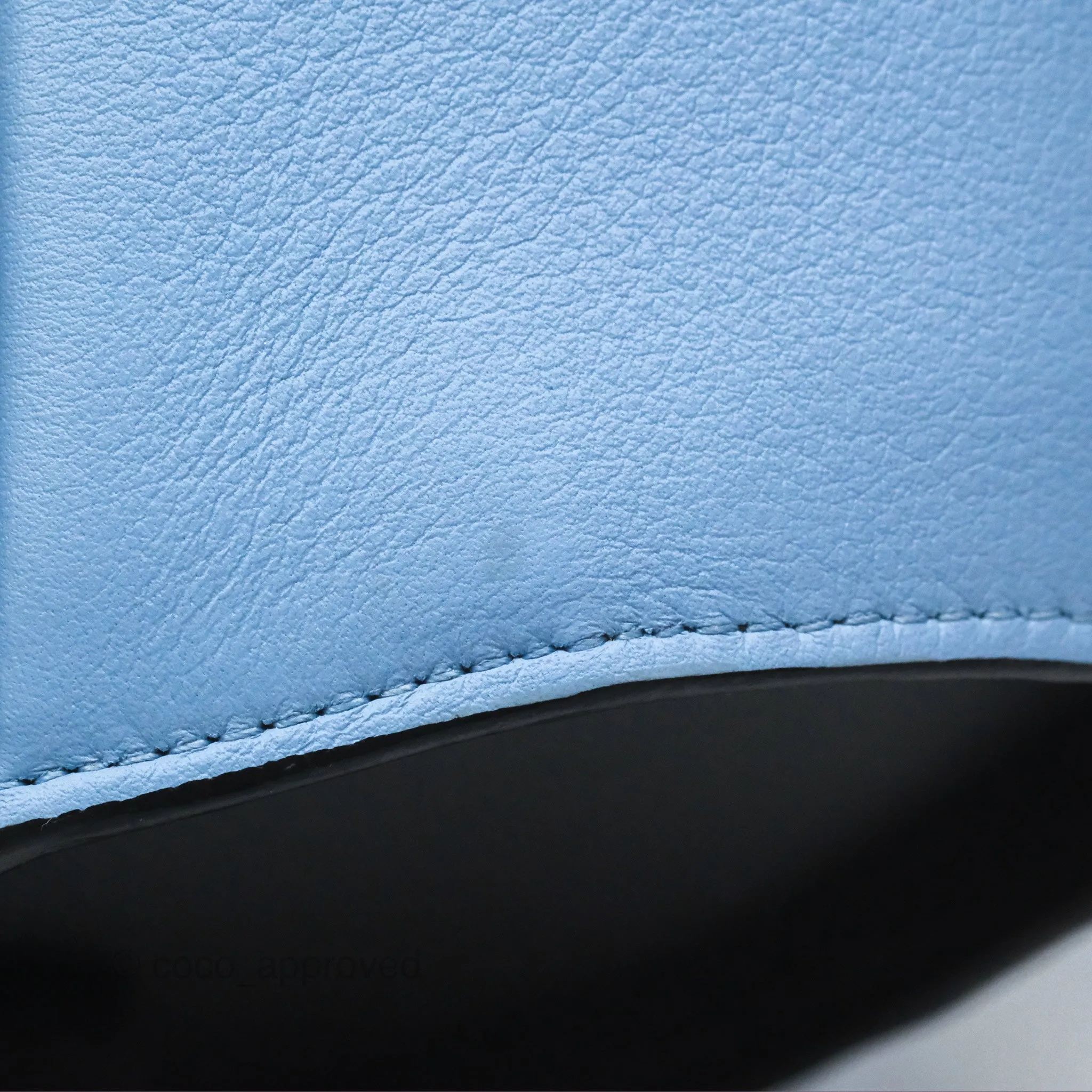 Loewe Elephant Bag In Classic Calfskin Blue