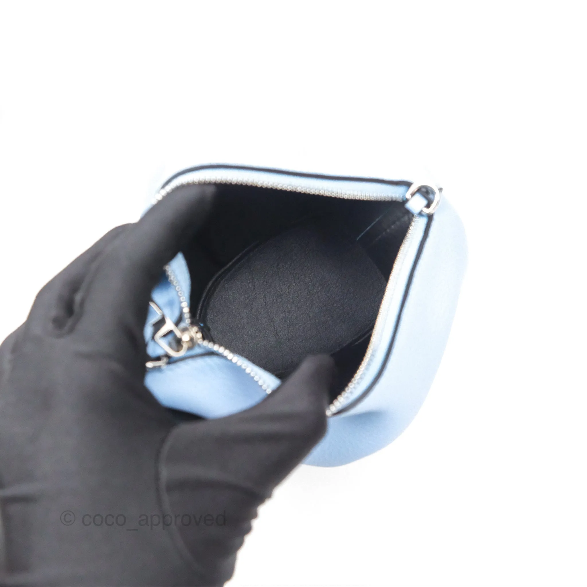 Loewe Elephant Bag In Classic Calfskin Blue