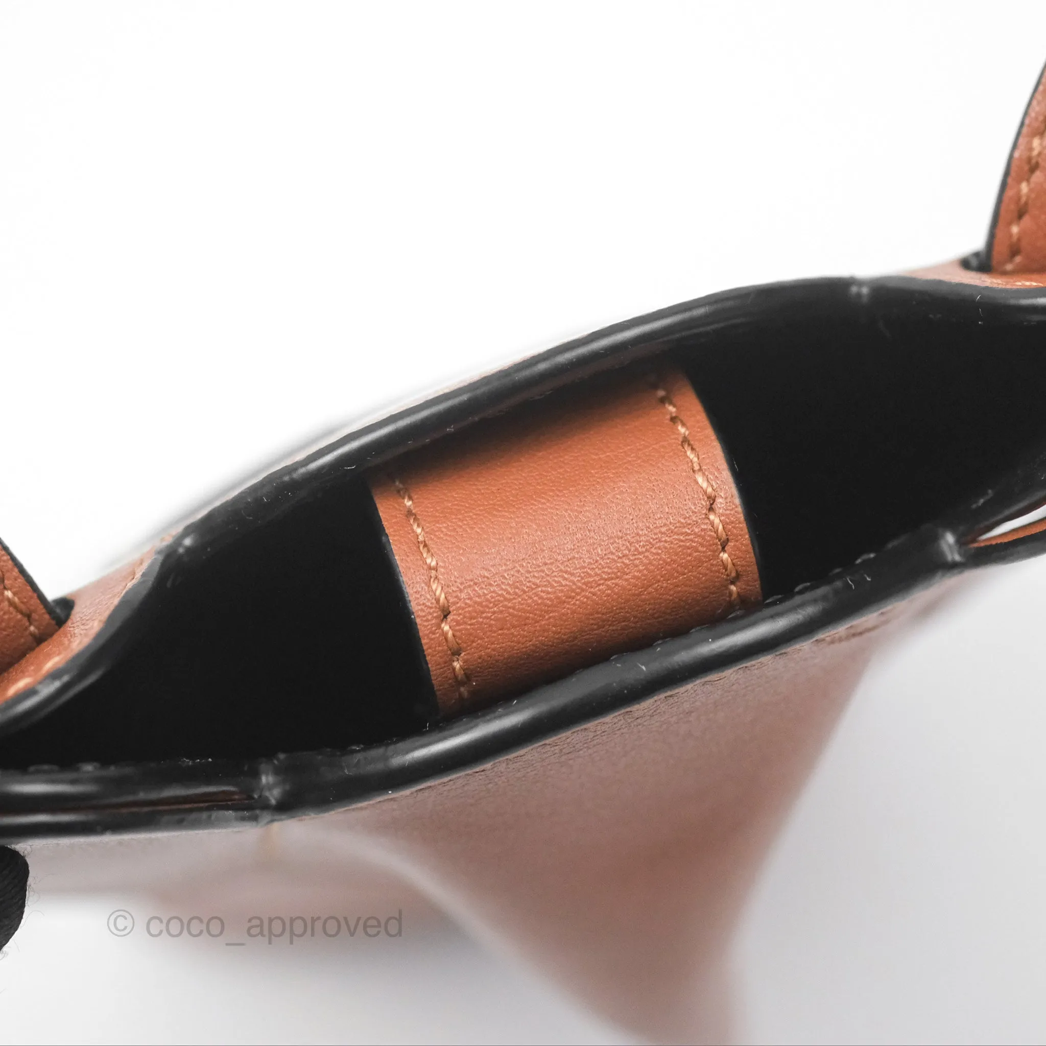 Loewe Elephant Pocket in Classic Calfskin Tan