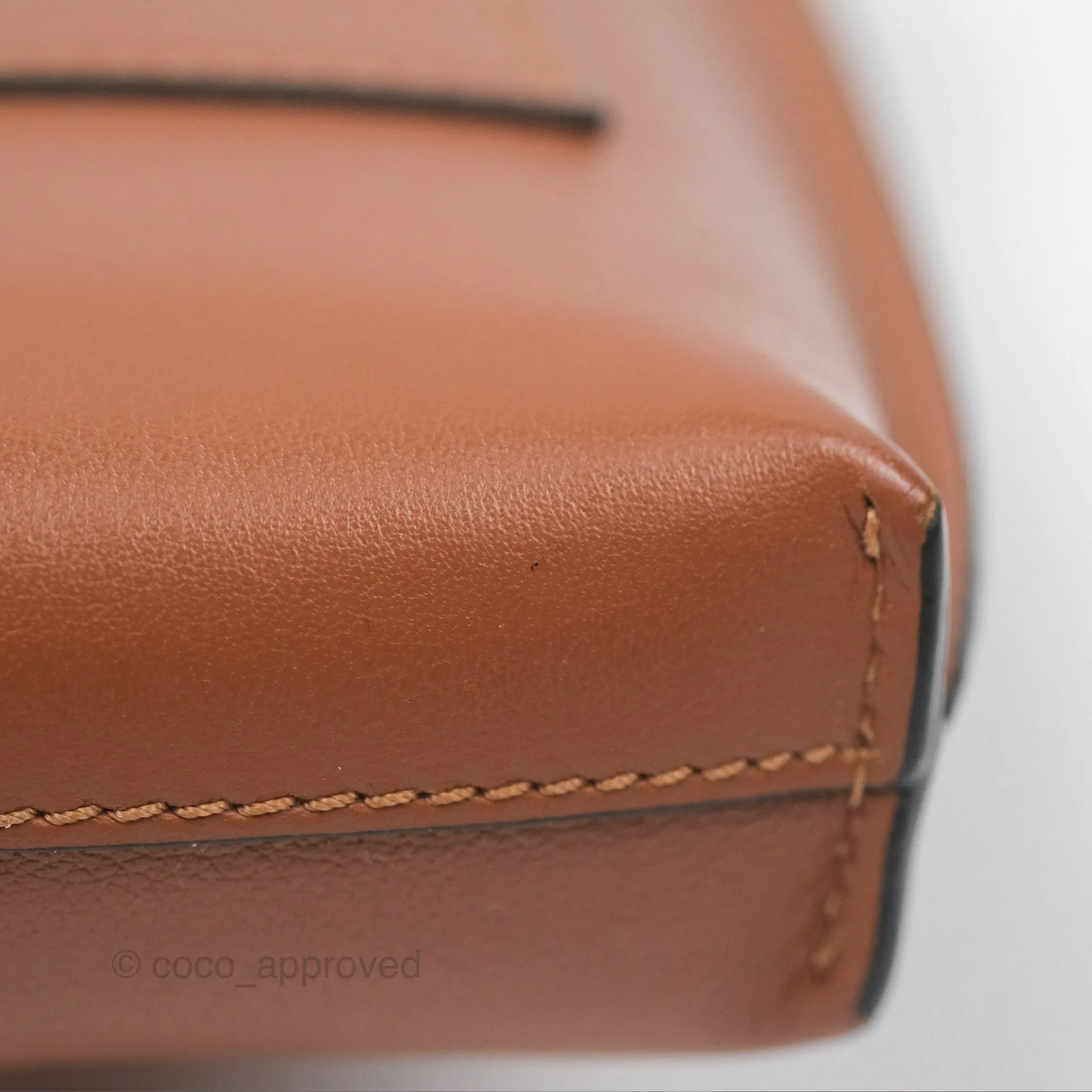 Loewe Elephant Pocket in Classic Calfskin Tan