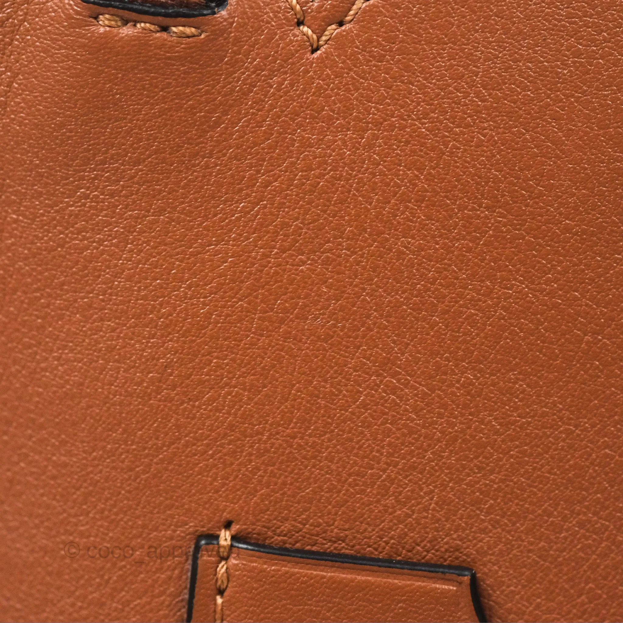 Loewe Elephant Pocket in Classic Calfskin Tan