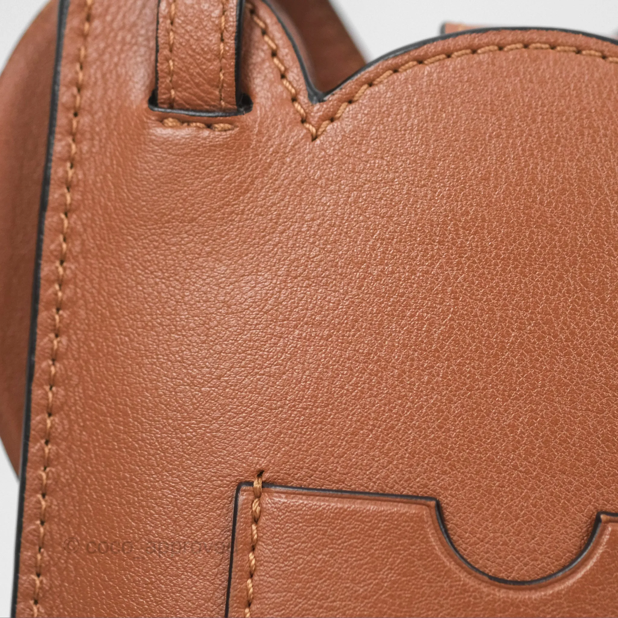 Loewe Elephant Pocket in Classic Calfskin Tan