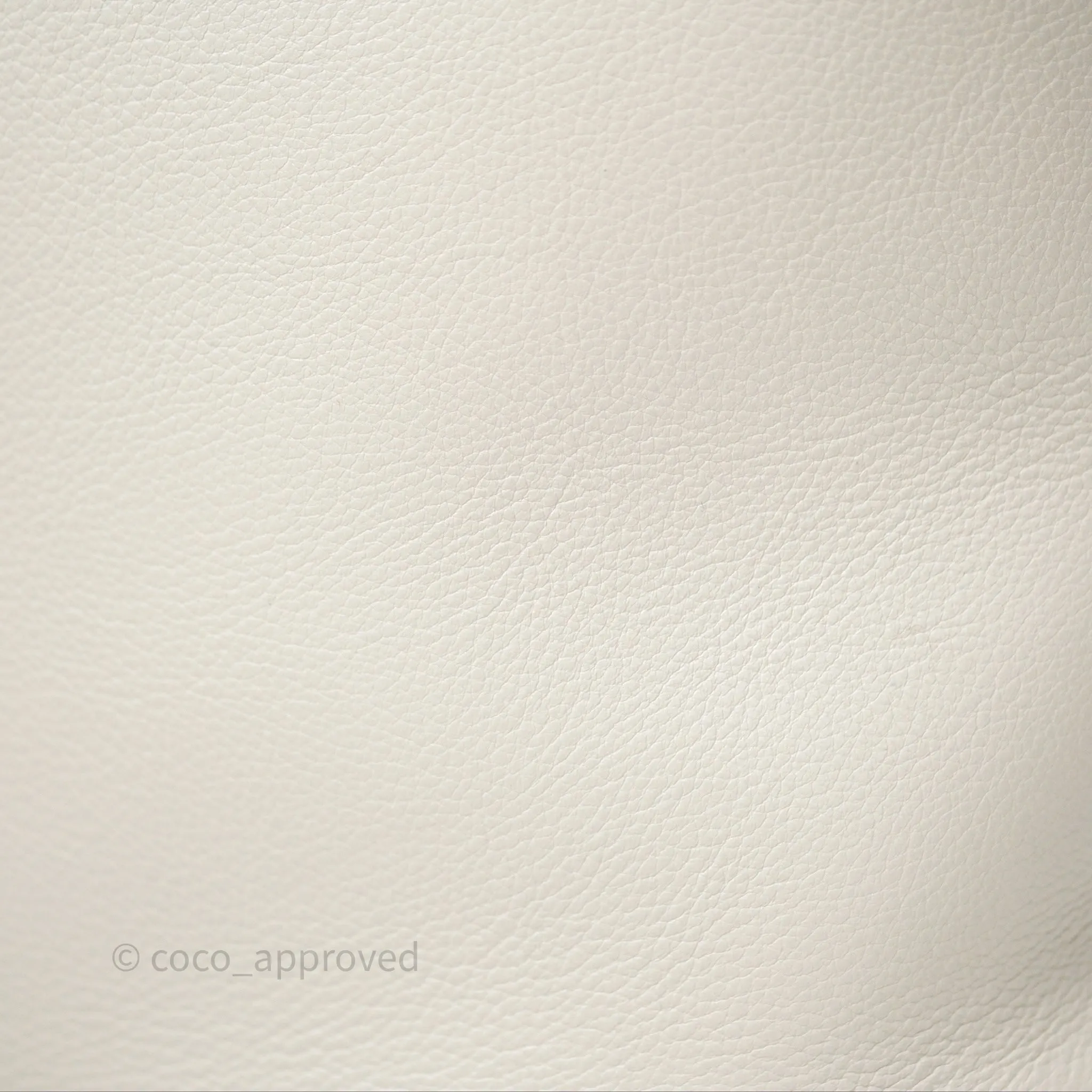 Loewe Gate Bucket Handle Bag Soft White Grained Calfskin