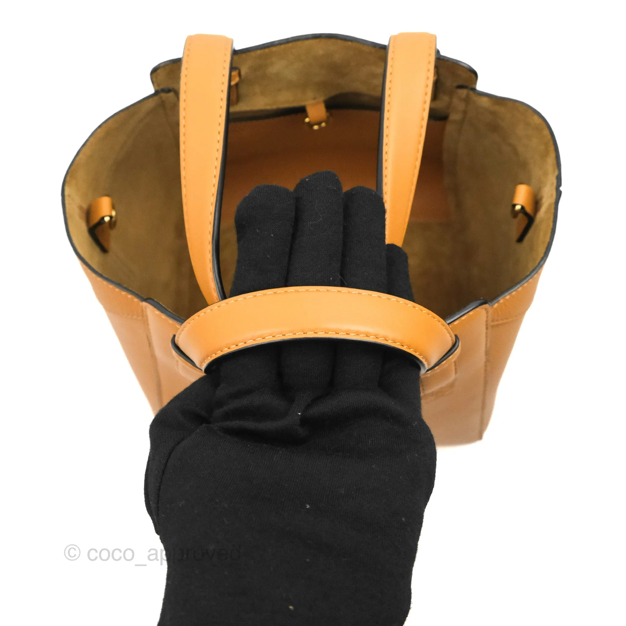Loewe Hammock Nugget Bag Warm Desert Calfskin