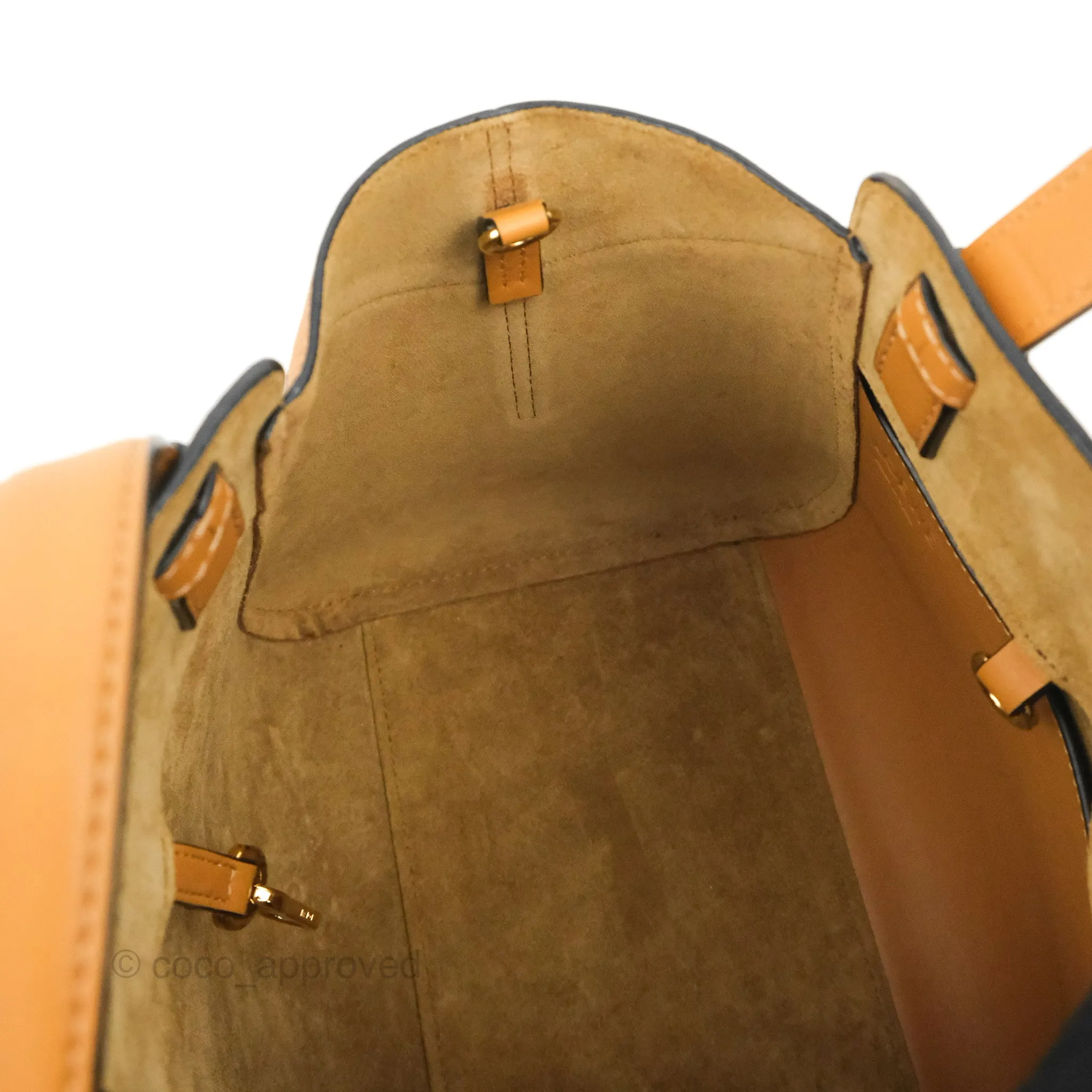 Loewe Hammock Nugget Bag Warm Desert Calfskin