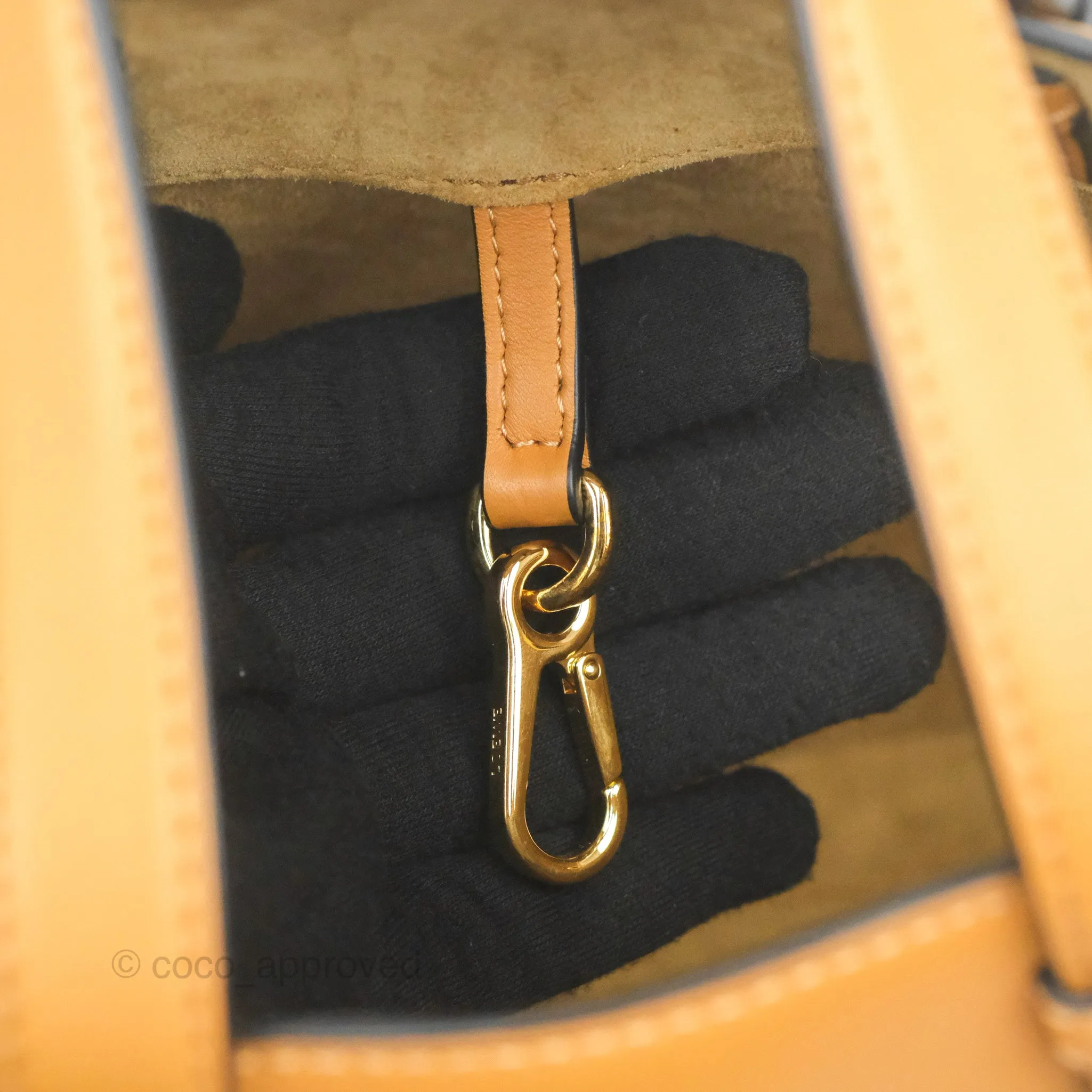 Loewe Hammock Nugget Bag Warm Desert Calfskin