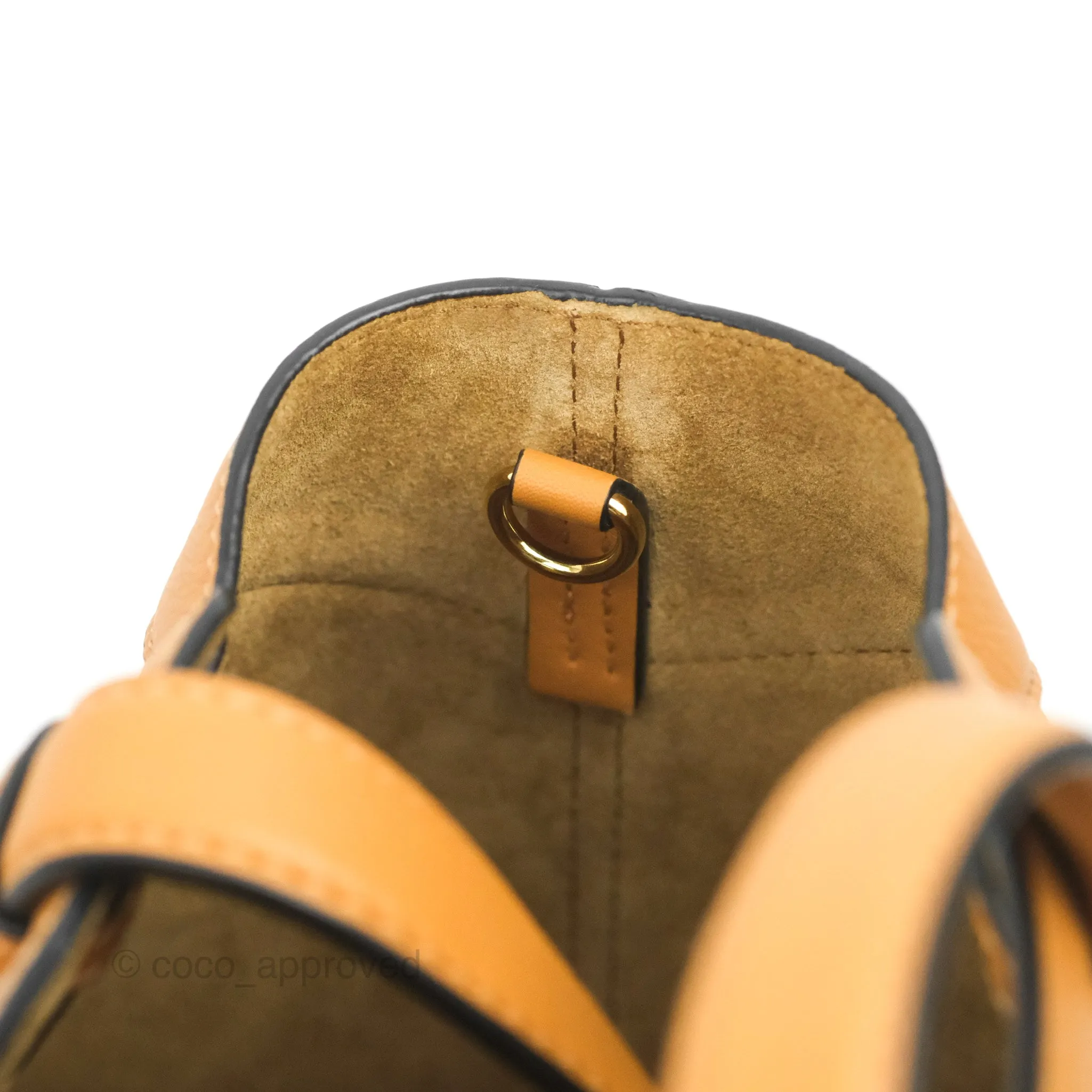 Loewe Hammock Nugget Bag Warm Desert Calfskin