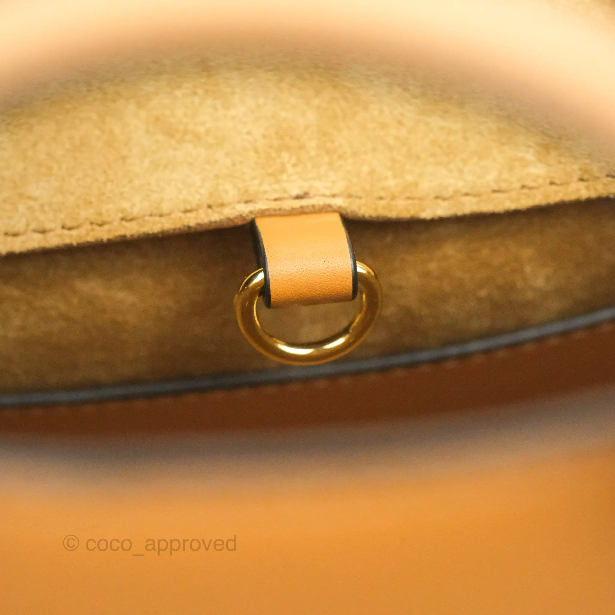 Loewe Hammock Nugget Bag Warm Desert Calfskin
