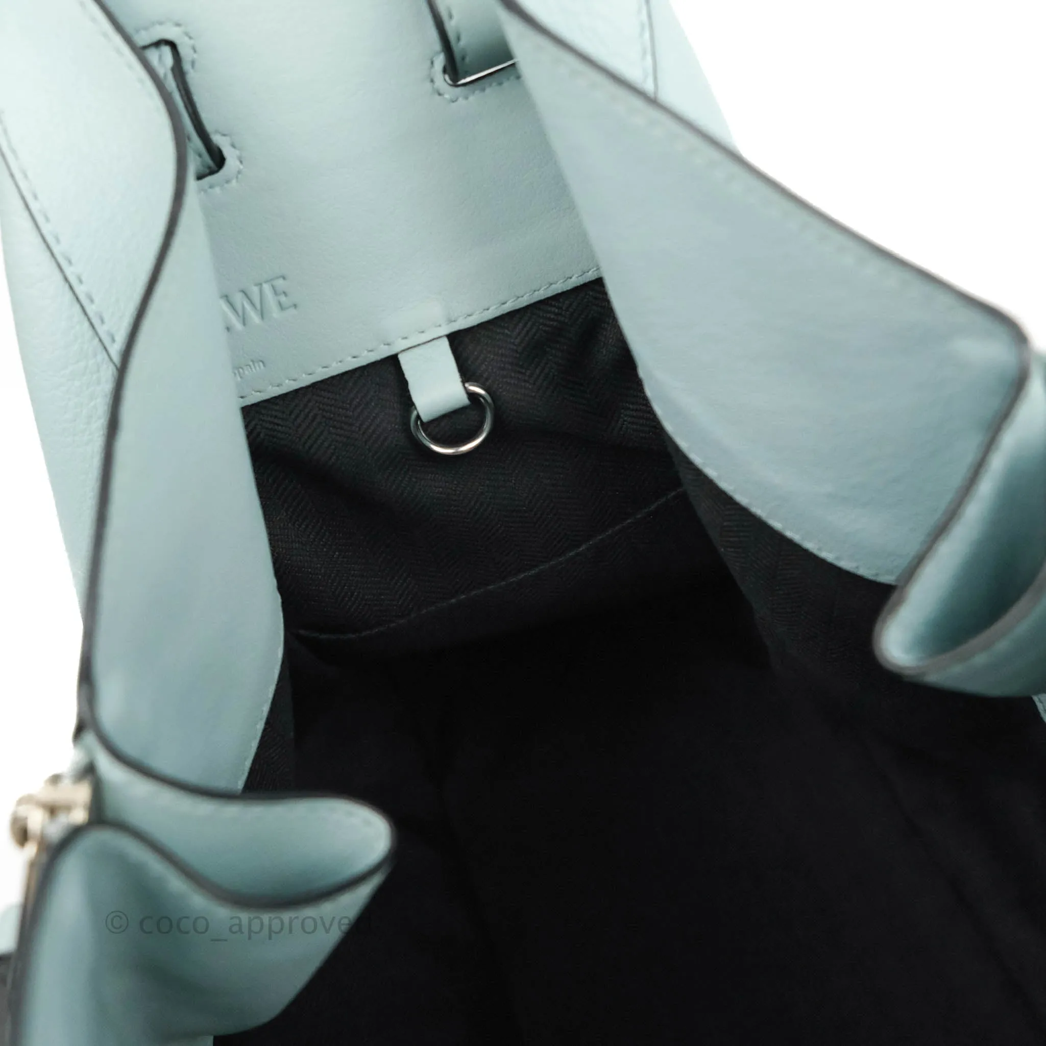 Loewe Hammock Small Aqua Shoulder Bag
