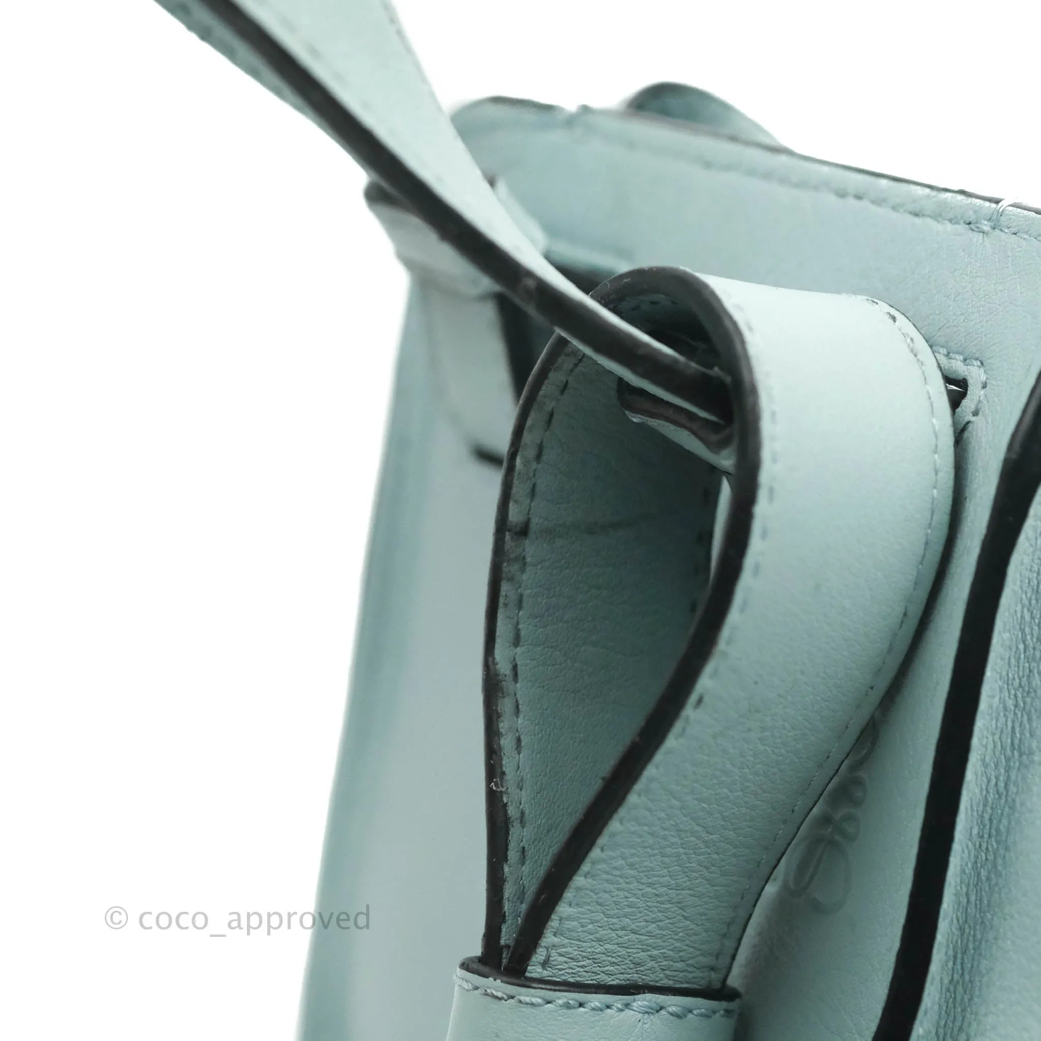 Loewe Hammock Small Aqua Shoulder Bag