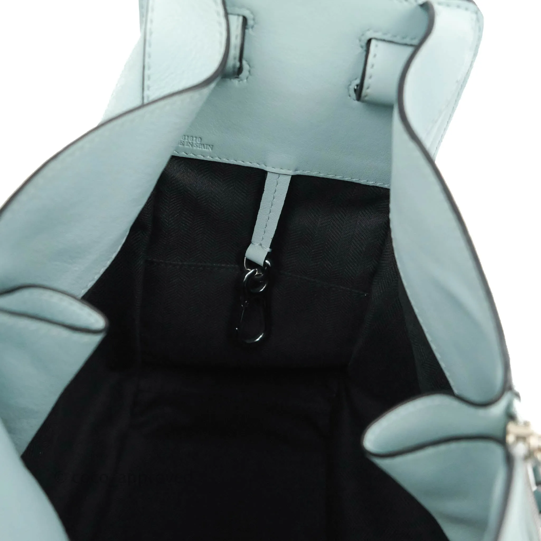 Loewe Hammock Small Aqua Shoulder Bag