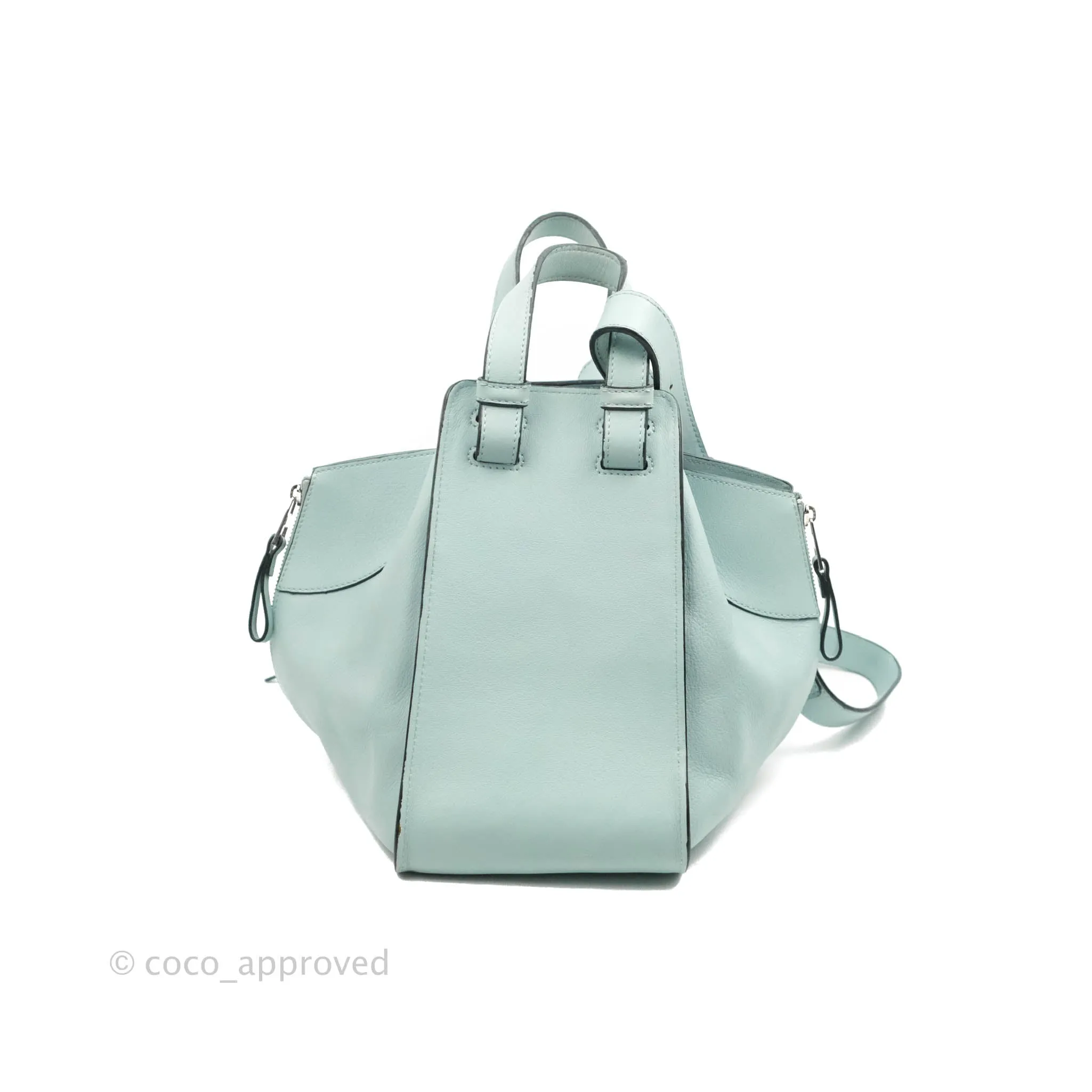 Loewe Hammock Small Aqua Shoulder Bag