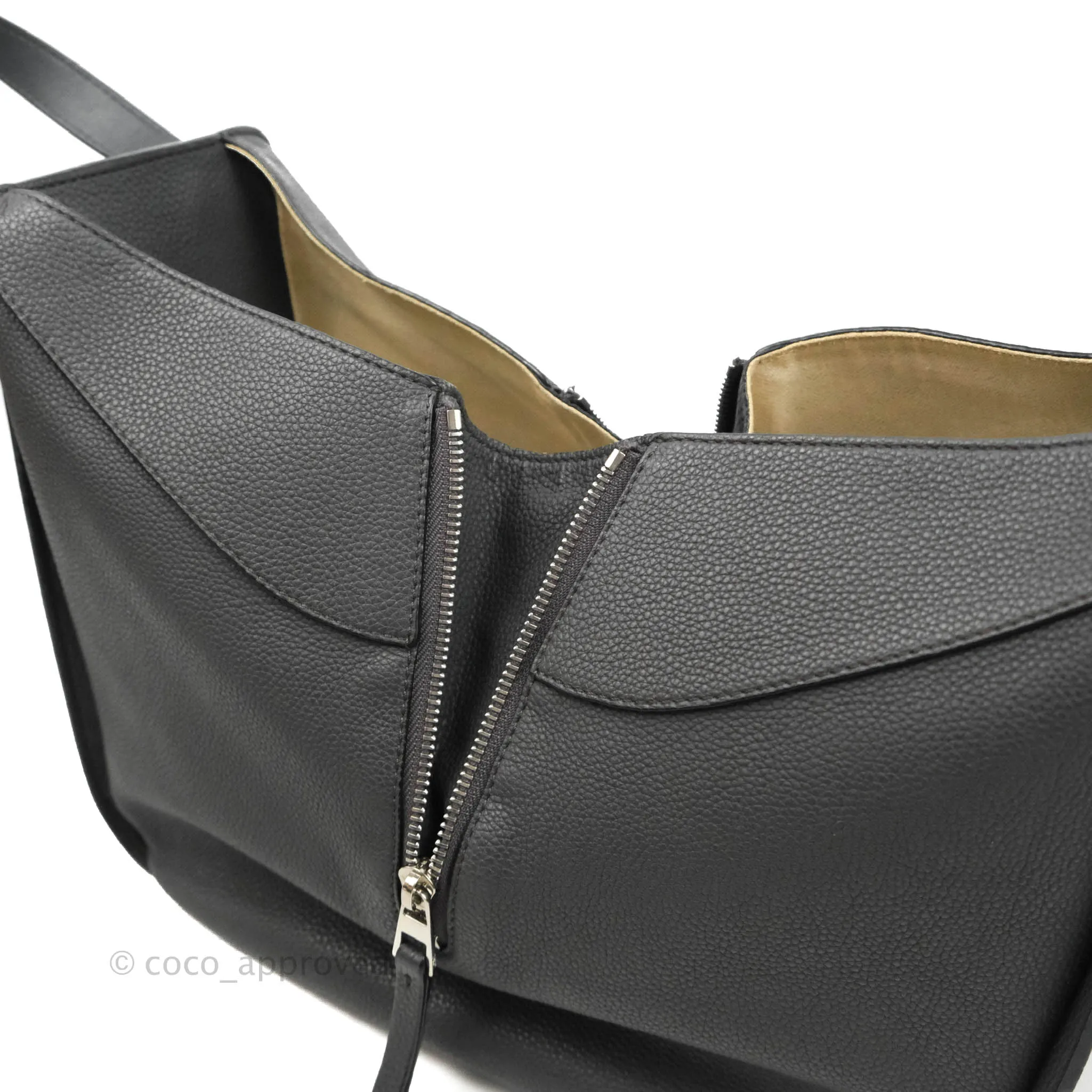 Loewe Hammock Small Asphalt Grey Shoulder Bag