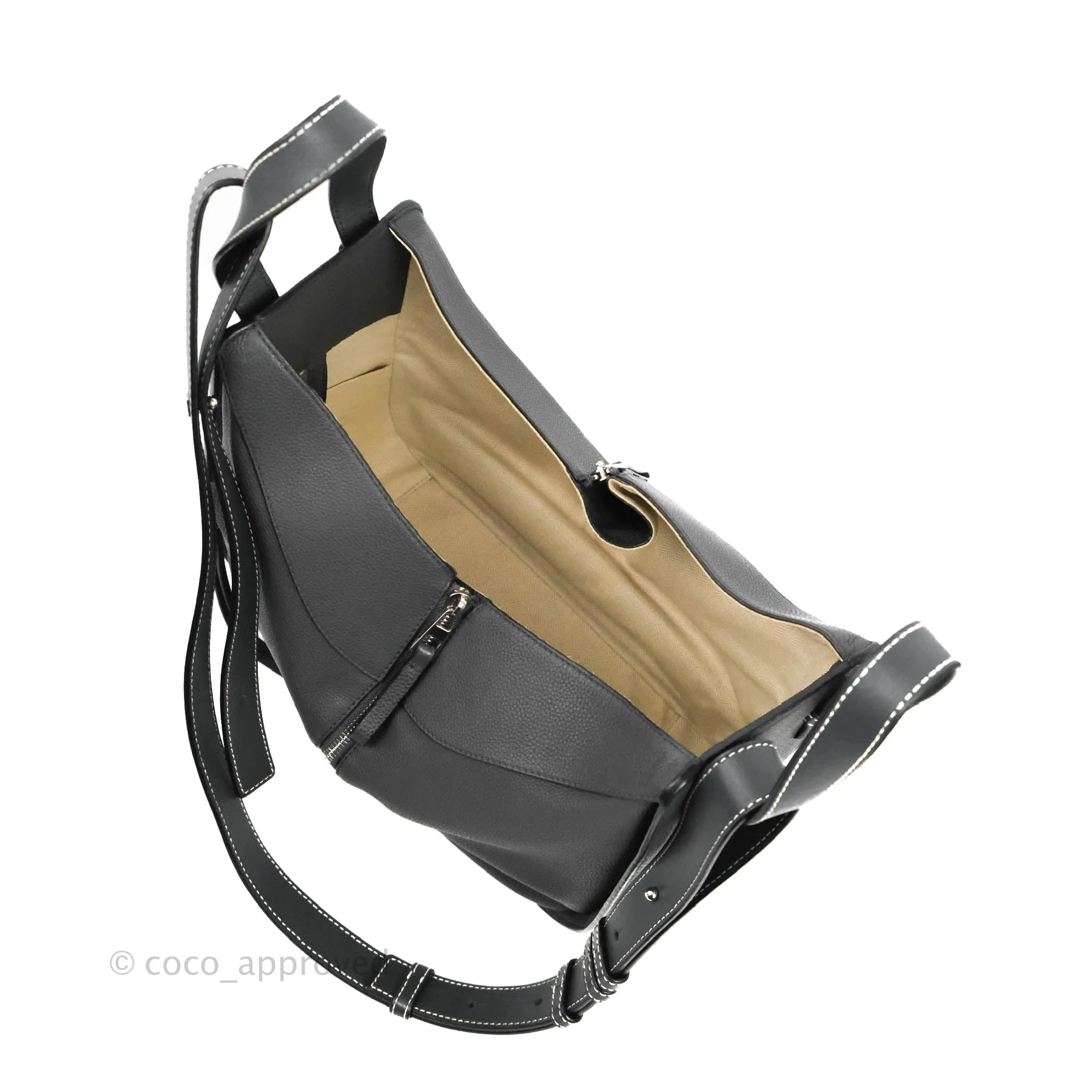 Loewe Hammock Small Asphalt Grey Shoulder Bag