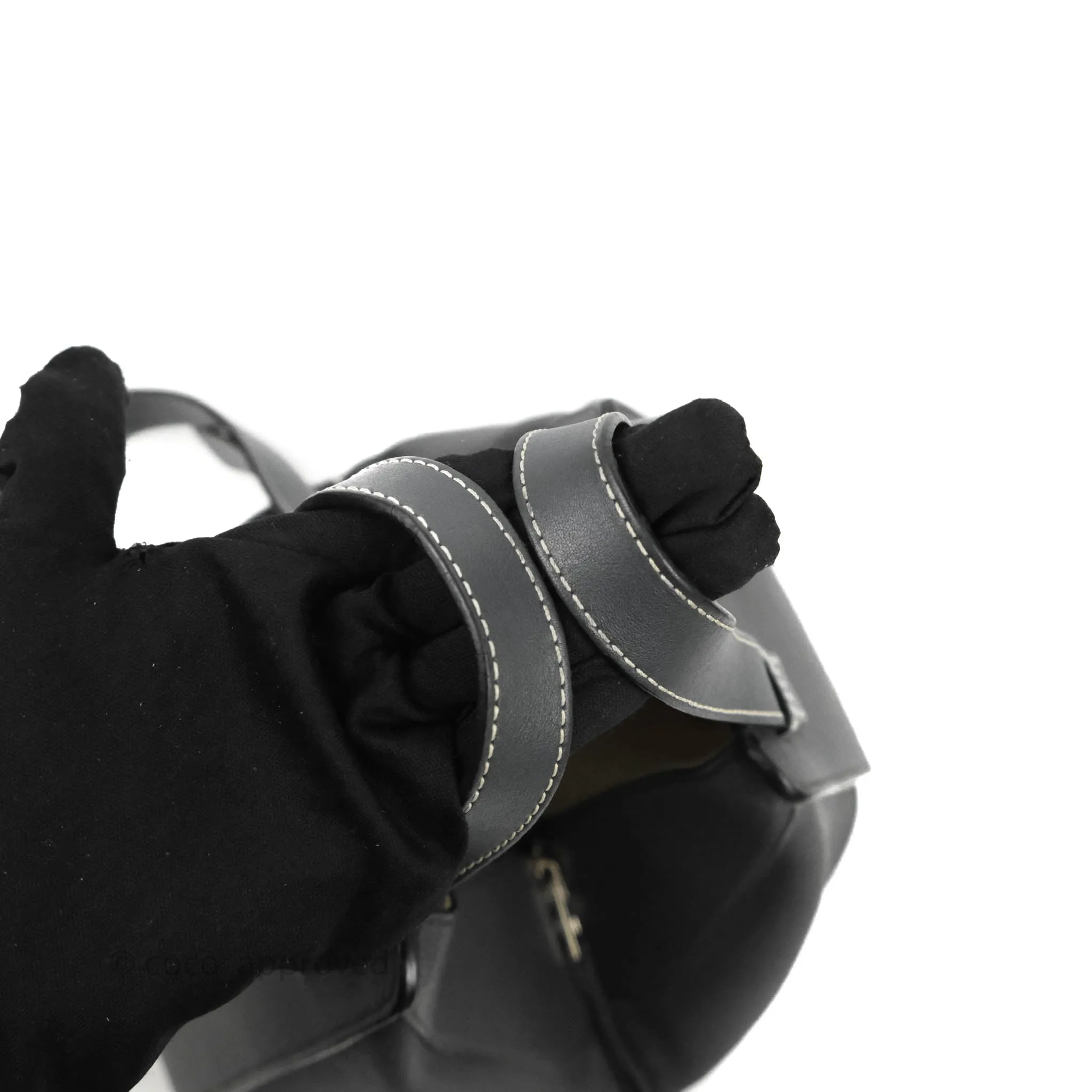 Loewe Hammock Small Asphalt Grey Shoulder Bag