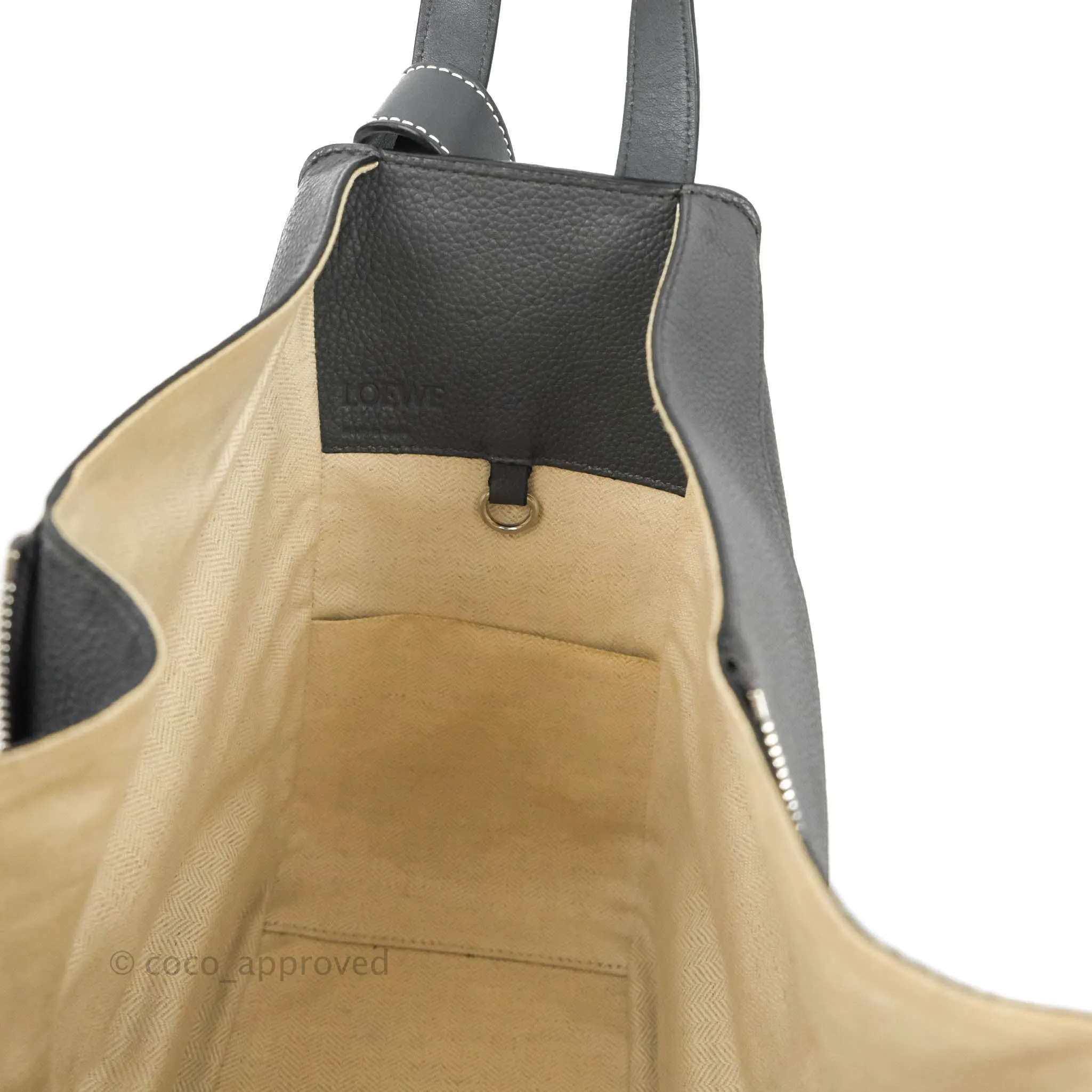 Loewe Hammock Small Asphalt Grey Shoulder Bag