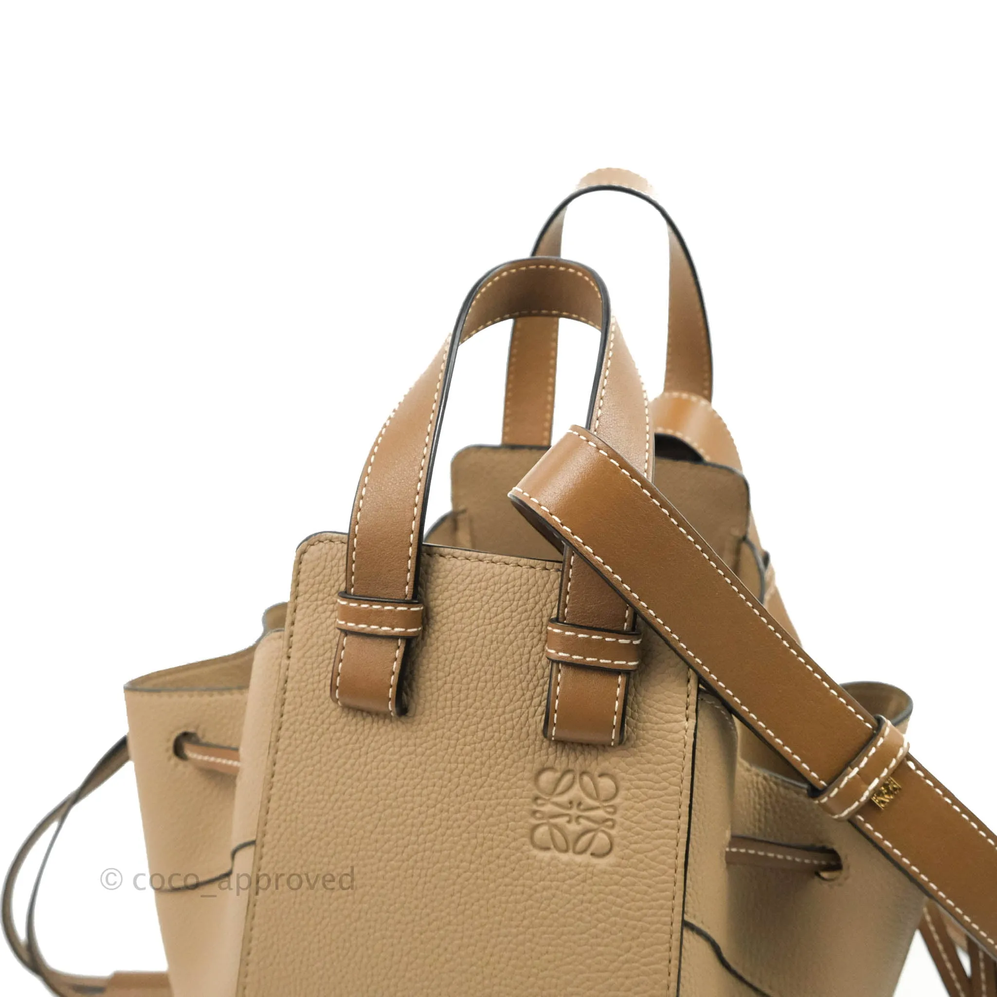 Loewe Hammock Small Sand Shoulder Bag