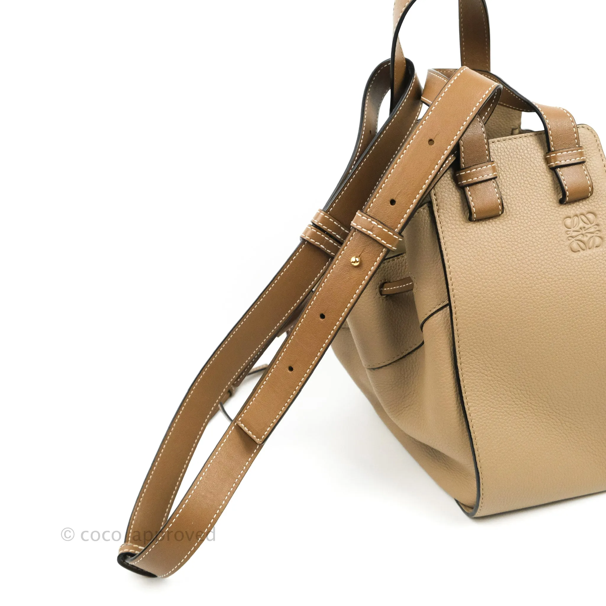 Loewe Hammock Small Sand Shoulder Bag