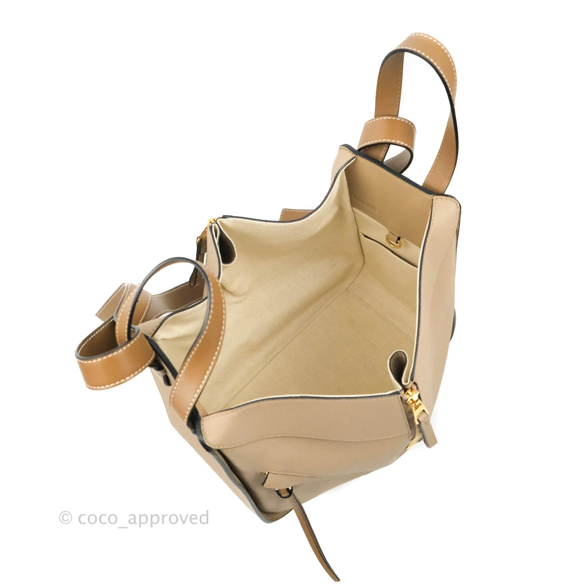 Loewe Hammock Small Sand Shoulder Bag