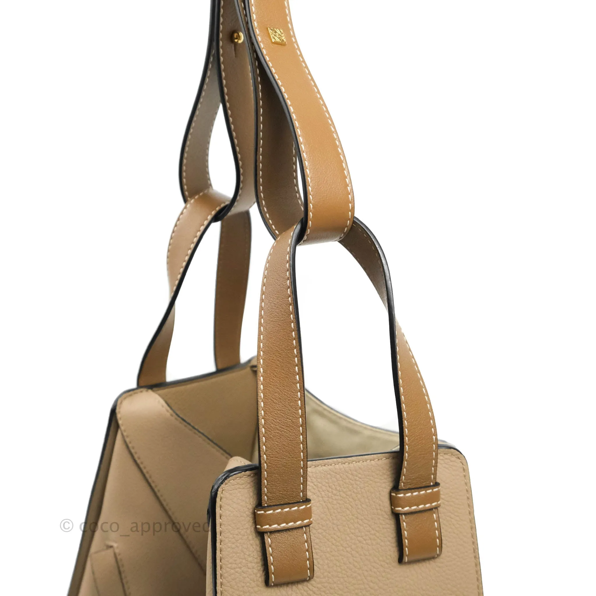 Loewe Hammock Small Sand Shoulder Bag