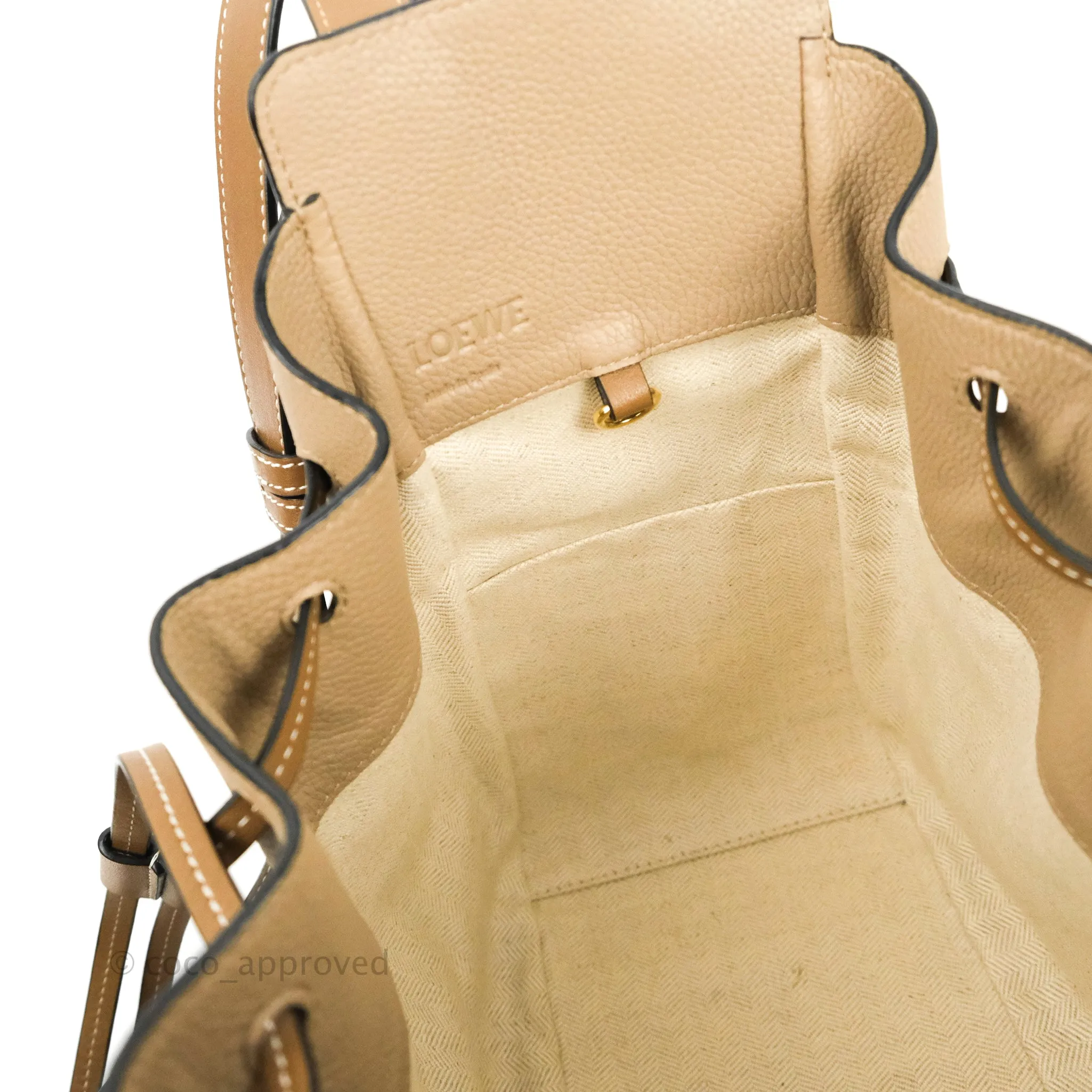 Loewe Hammock Small Sand Shoulder Bag