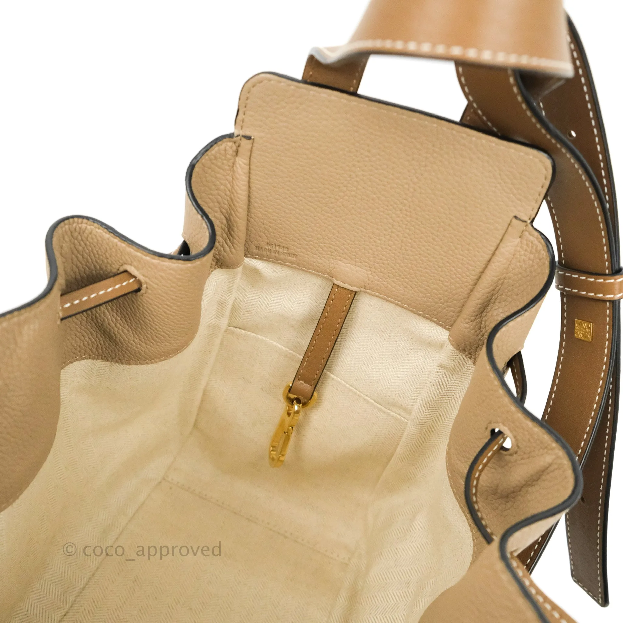 Loewe Hammock Small Sand Shoulder Bag