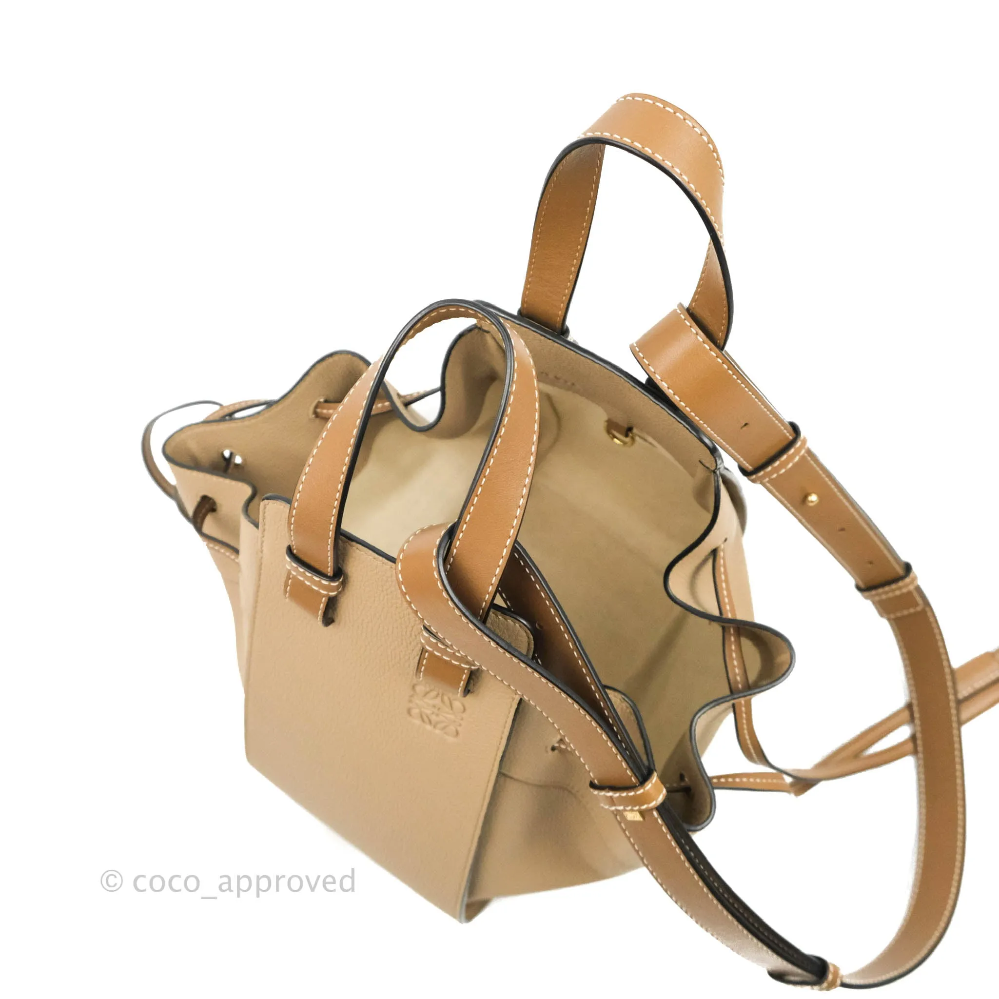 Loewe Hammock Small Sand Shoulder Bag