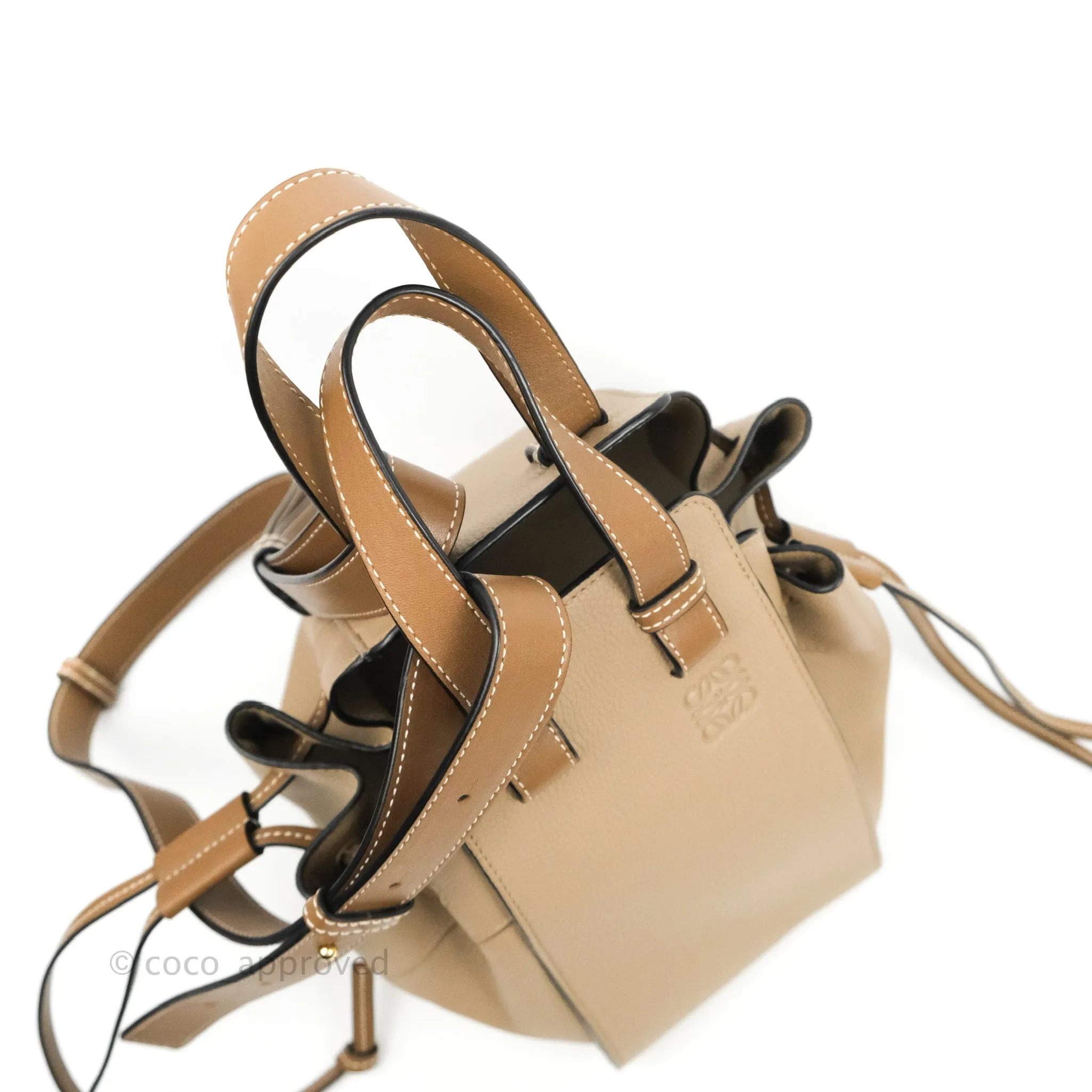 Loewe Hammock Small Sand Shoulder Bag