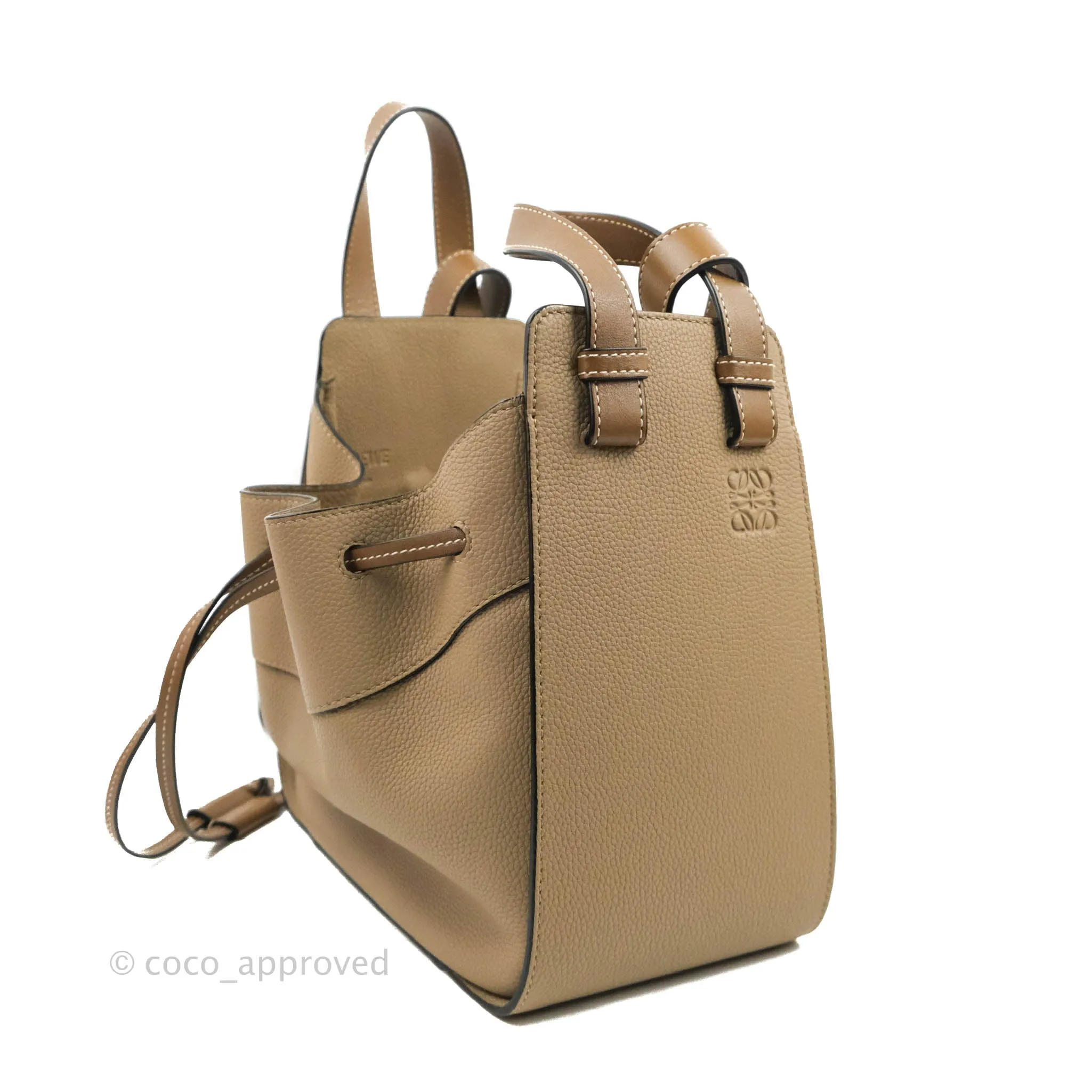 Loewe Hammock Small Sand Shoulder Bag