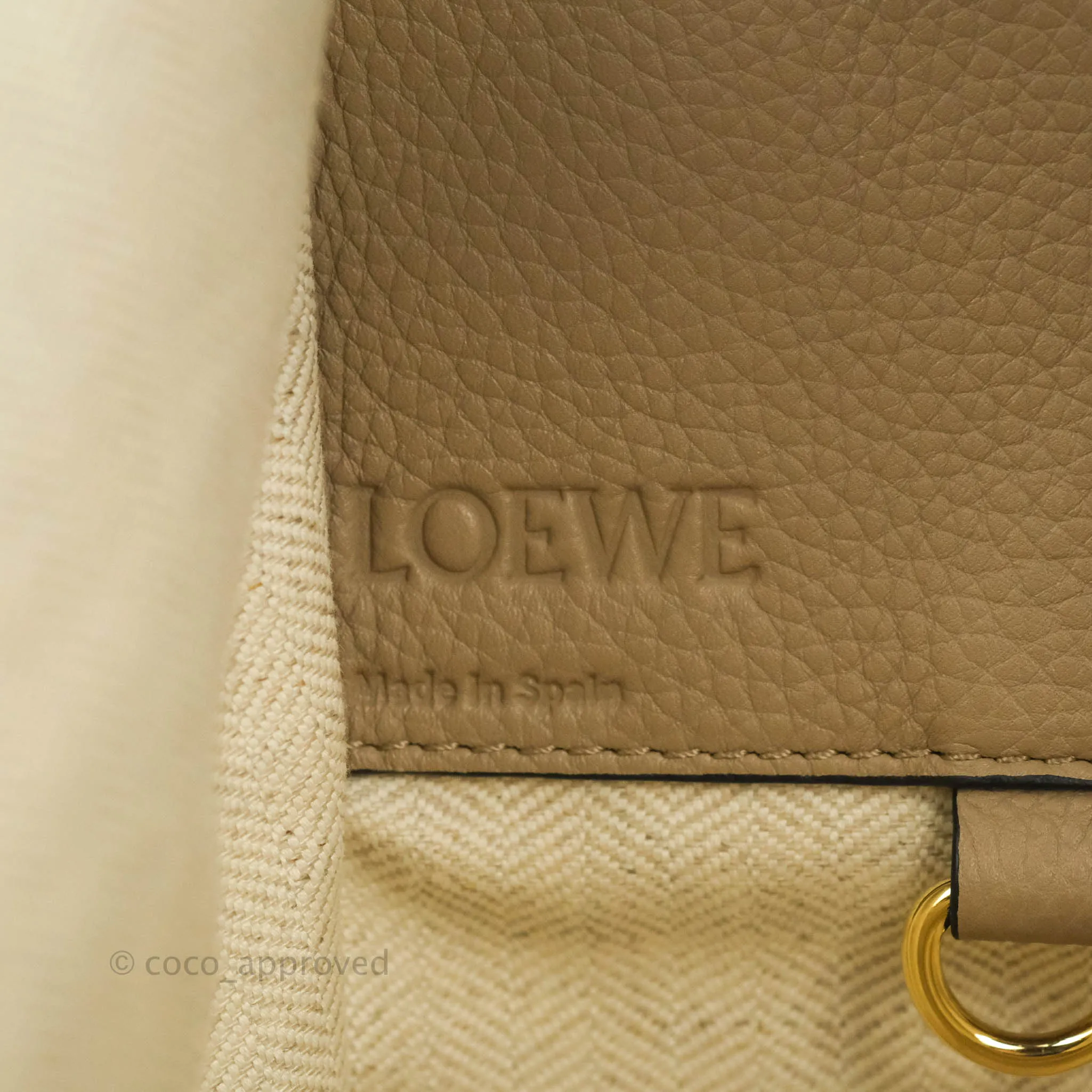 Loewe Hammock Small Sand Shoulder Bag