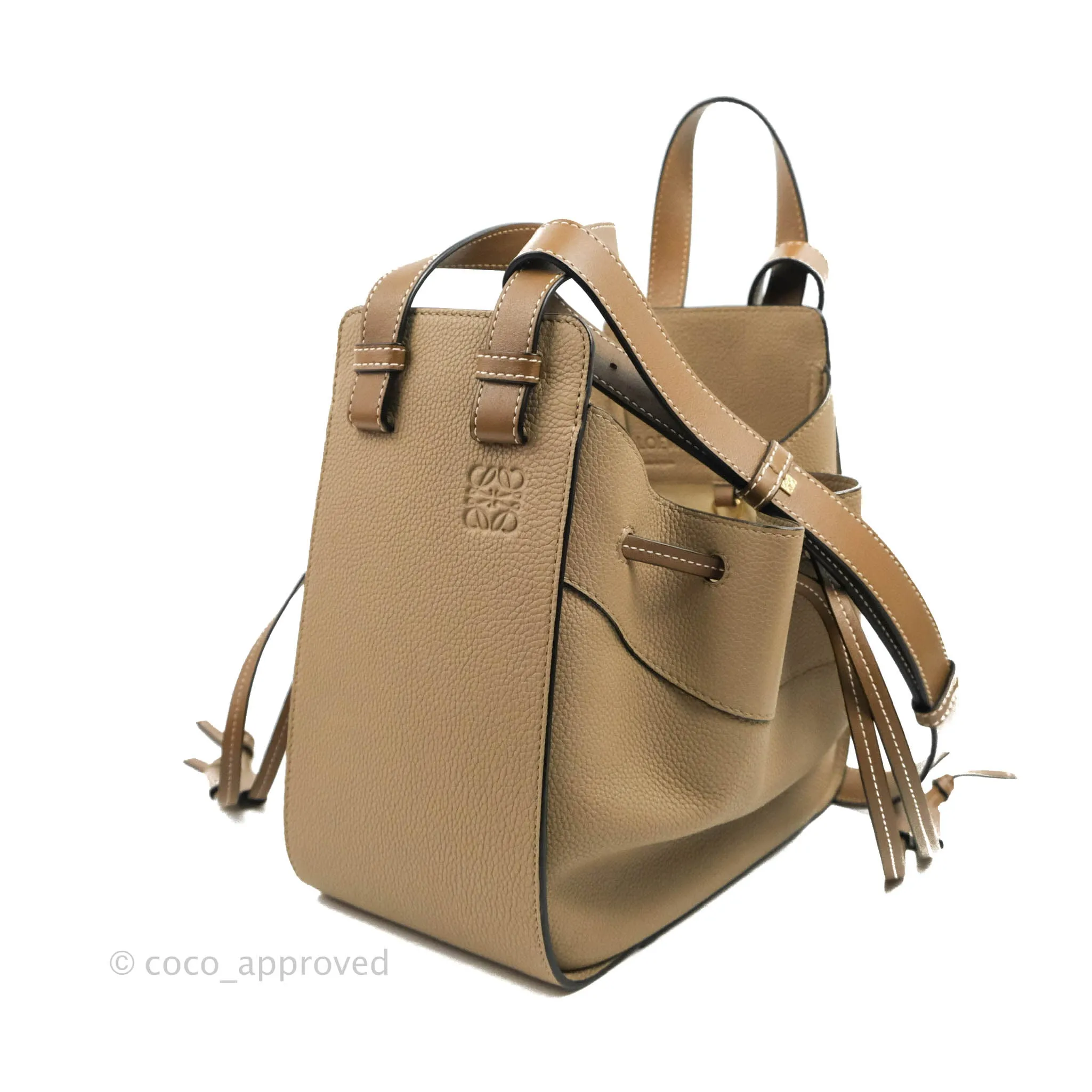 Loewe Hammock Small Sand Shoulder Bag