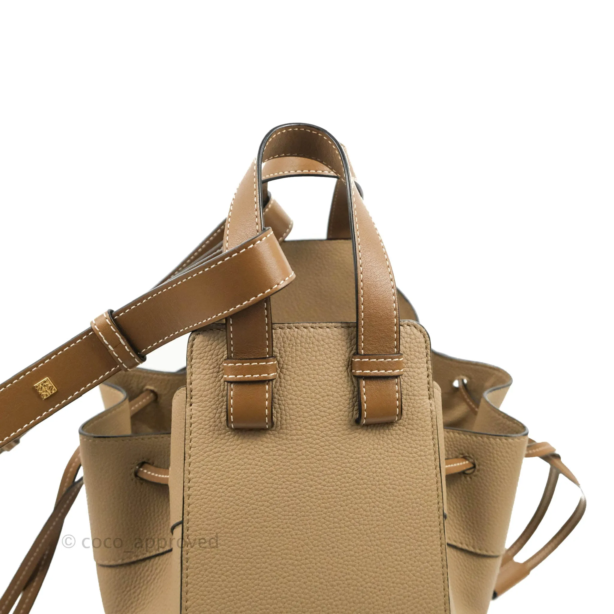 Loewe Hammock Small Sand Shoulder Bag