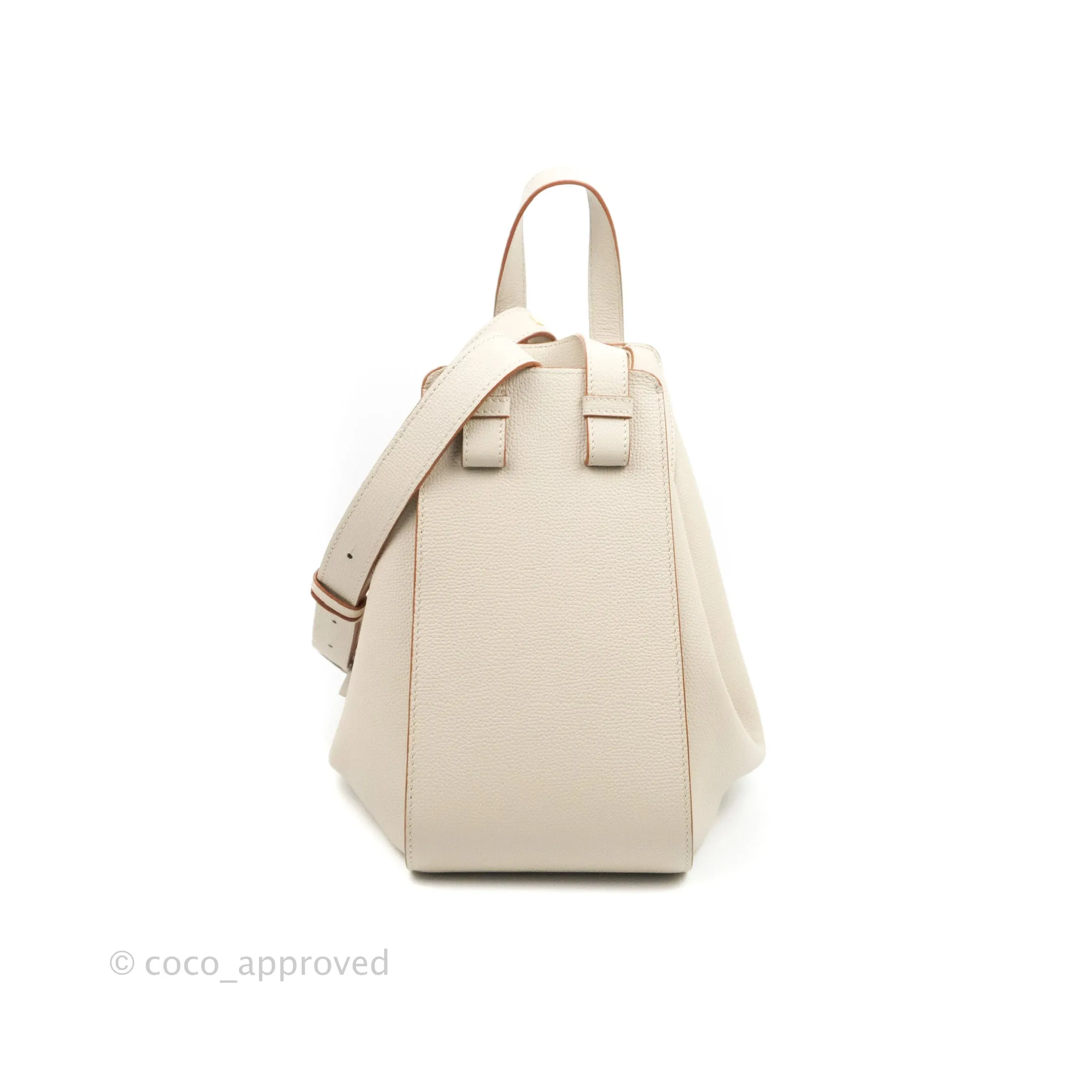 Loewe Hammock Small Shoulder Bag Light Ghost Grained Leather