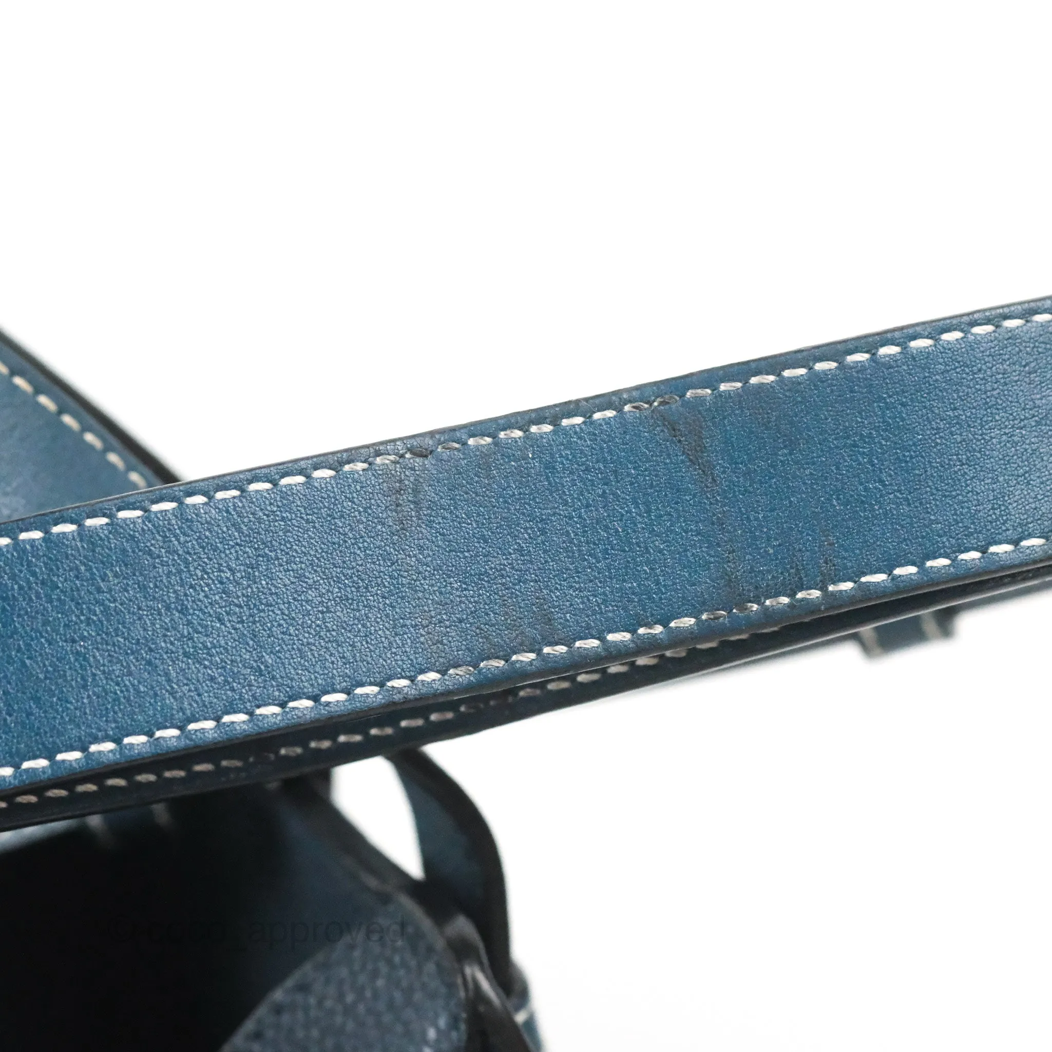 Loewe Hammock Small Shoulder Bag Navy Blue Soft Grained Calfskin