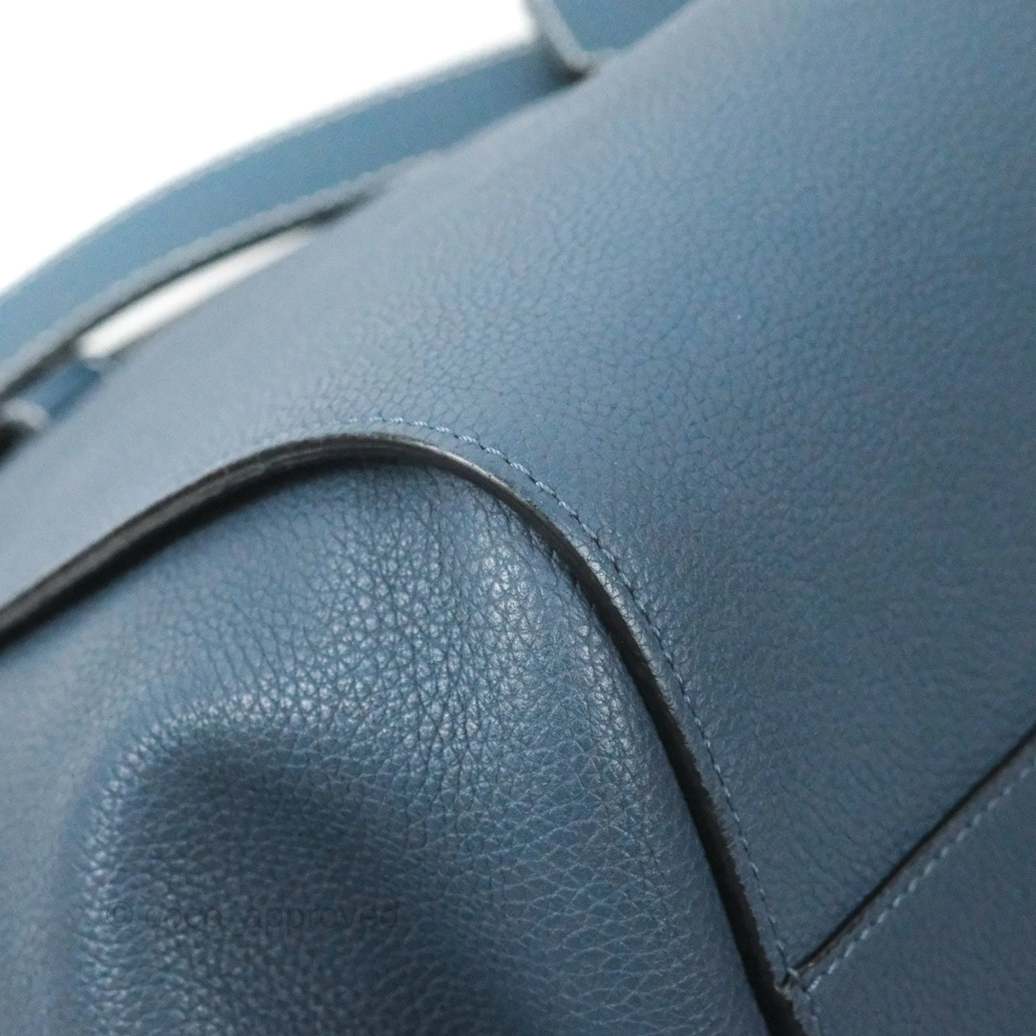 Loewe Hammock Small Shoulder Bag Navy Blue Soft Grained Calfskin
