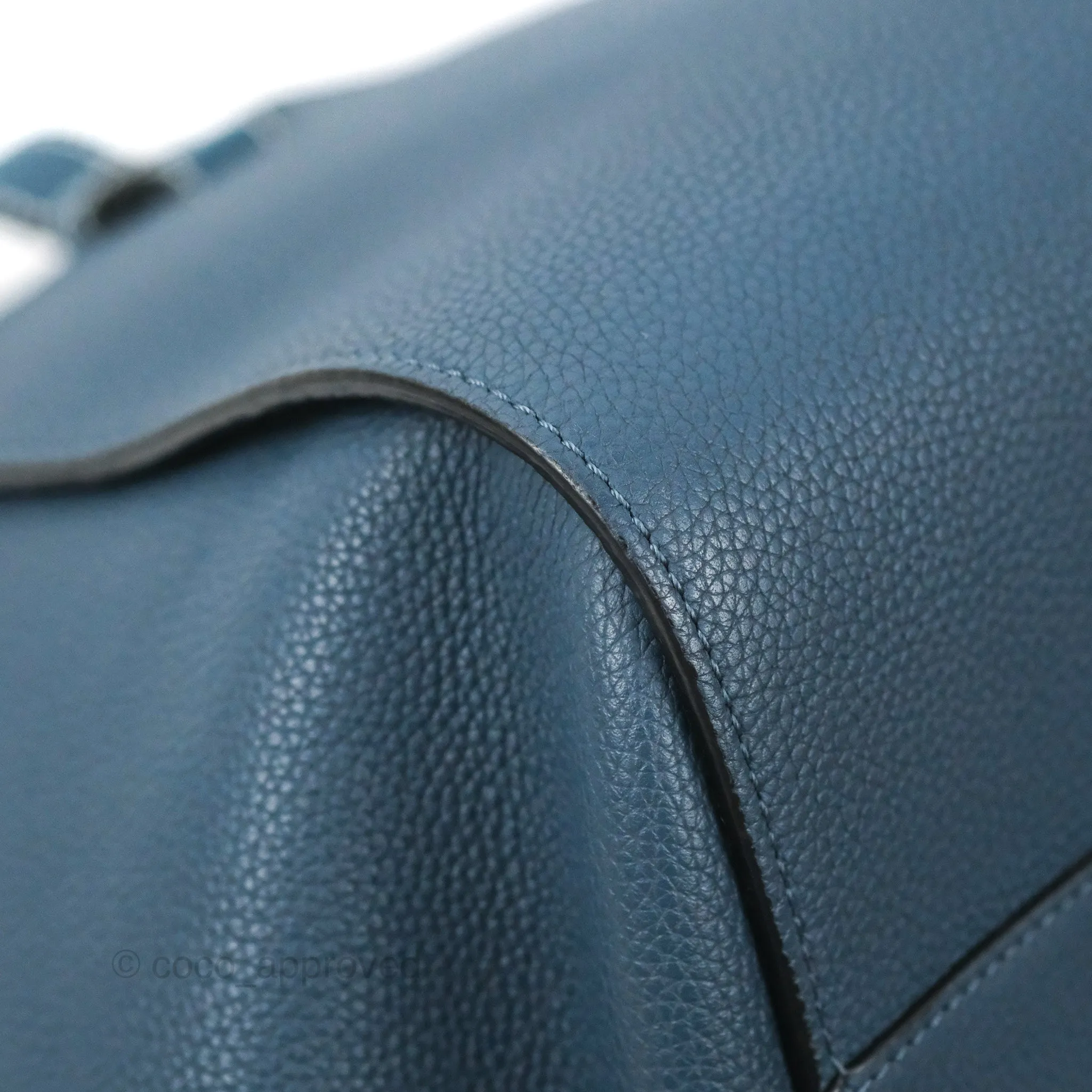 Loewe Hammock Small Shoulder Bag Navy Blue Soft Grained Calfskin