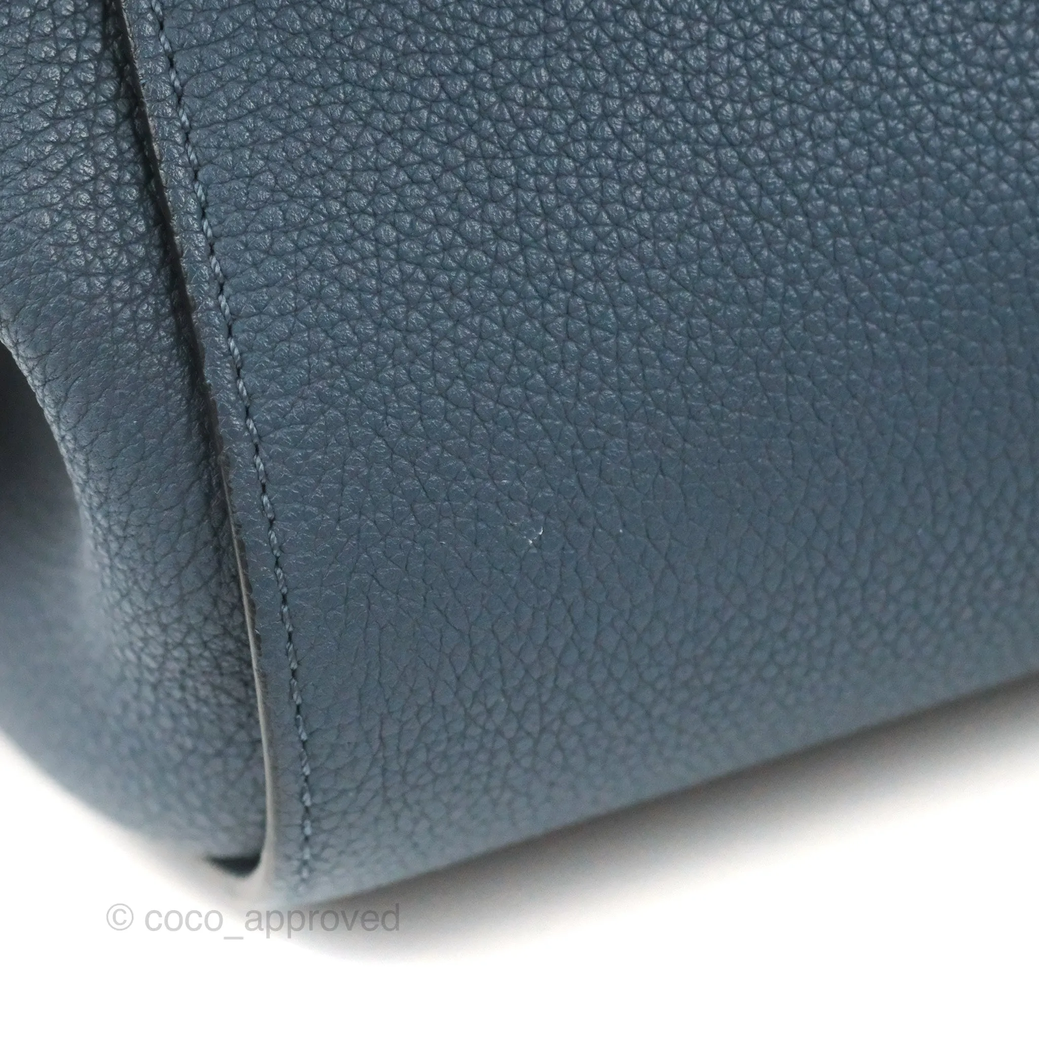 Loewe Hammock Small Shoulder Bag Navy Blue Soft Grained Calfskin