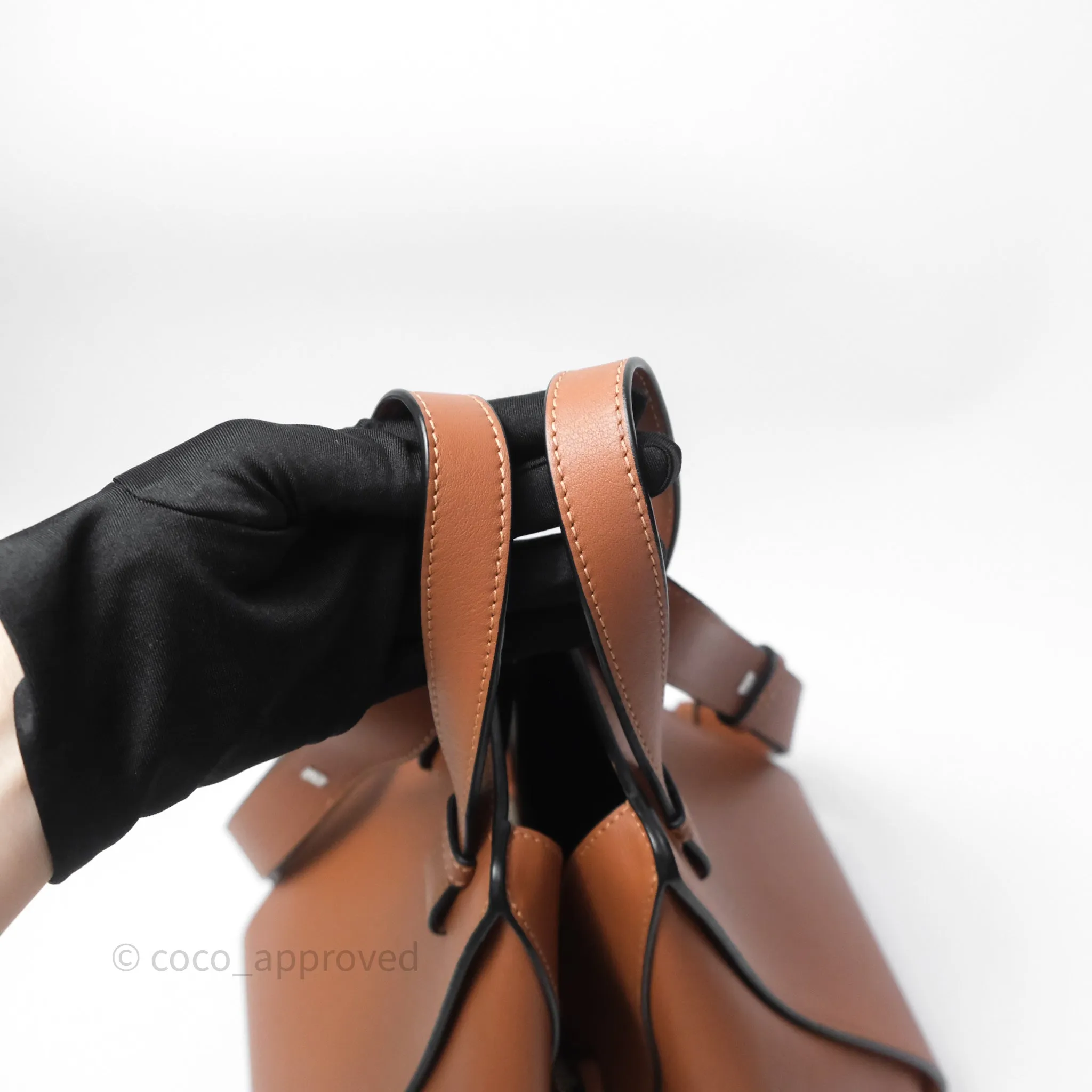 Loewe Hammock Small Shoulder Bag Tan