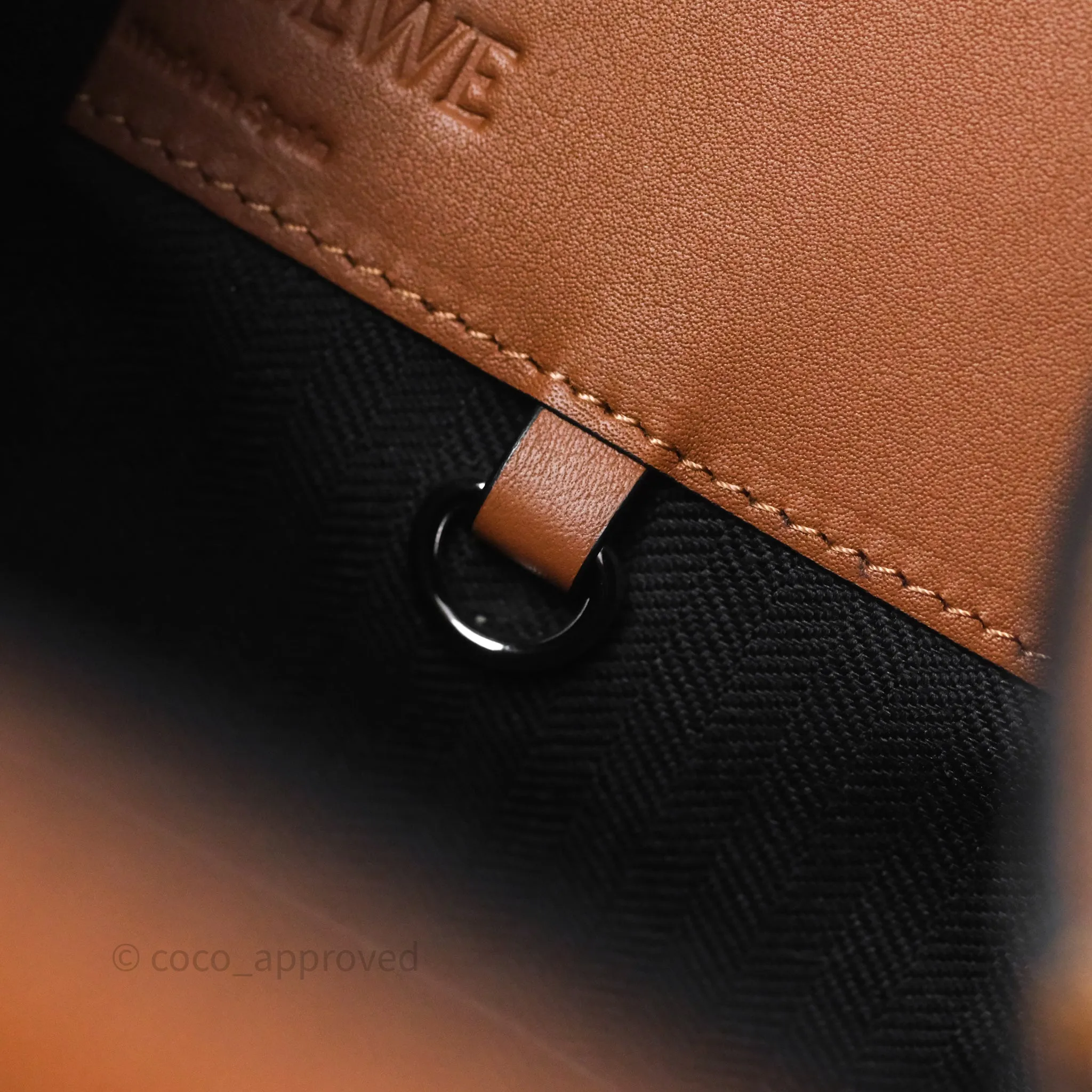 Loewe Hammock Small Shoulder Bag Tan