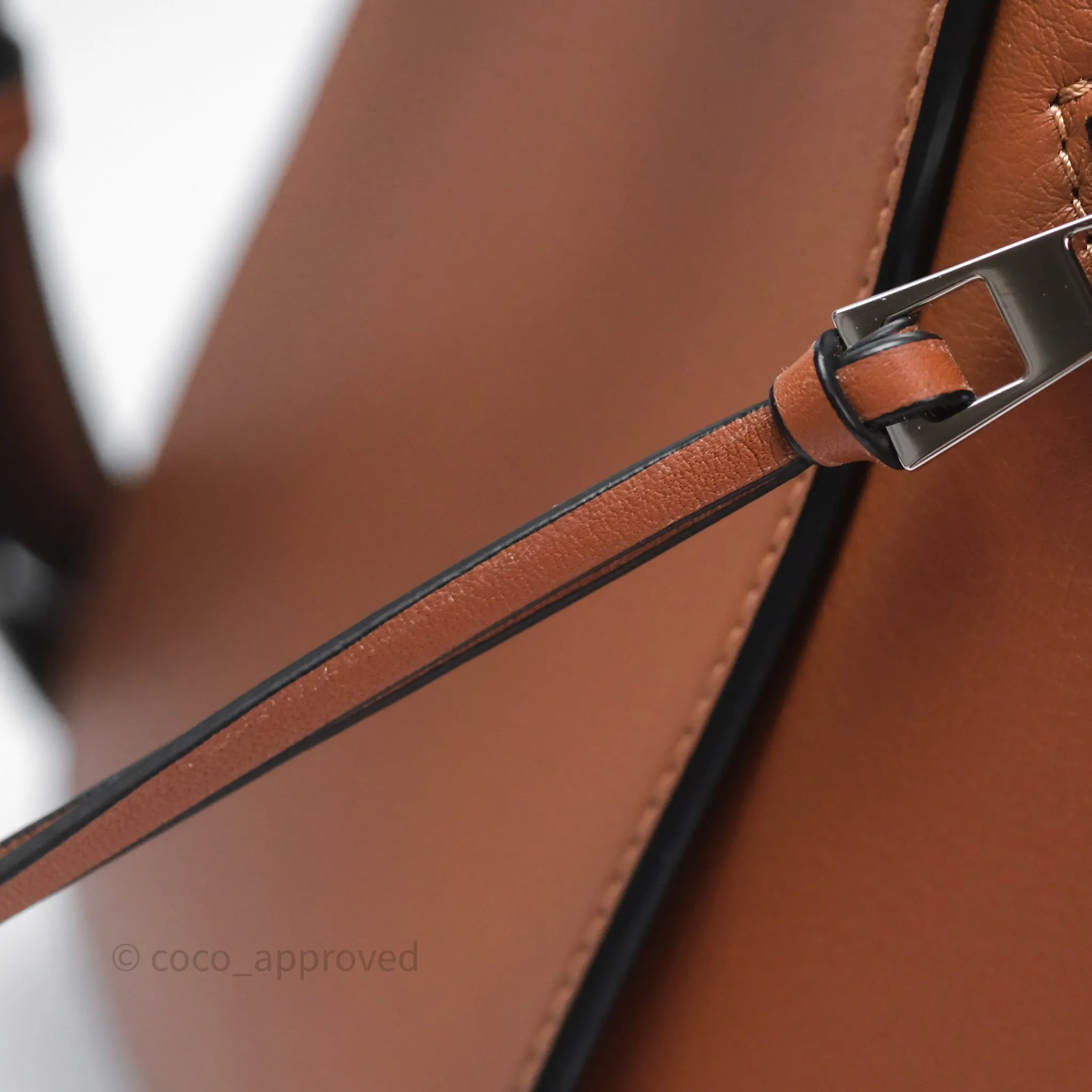Loewe Hammock Small Shoulder Bag Tan