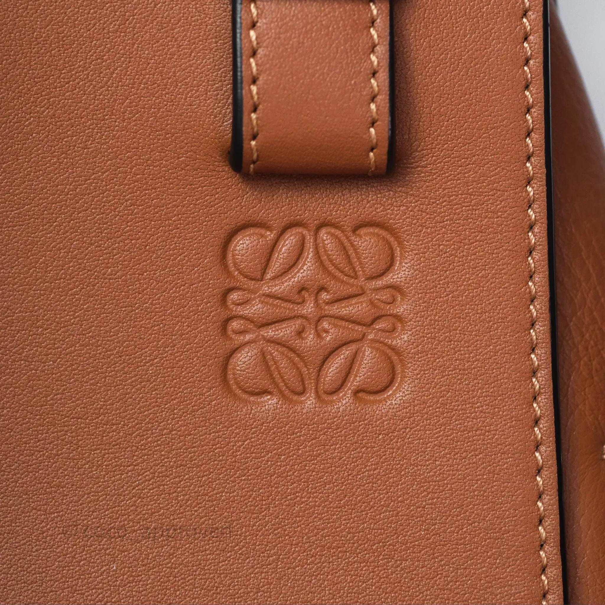 Loewe Hammock Small Shoulder Bag Tan