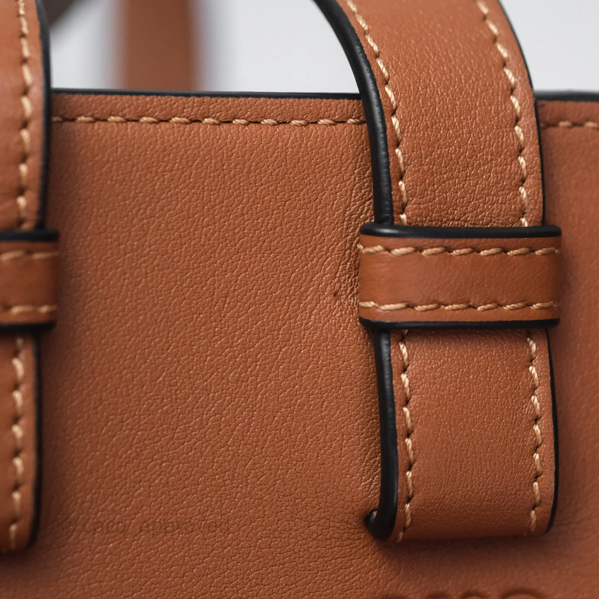 Loewe Hammock Small Shoulder Bag Tan