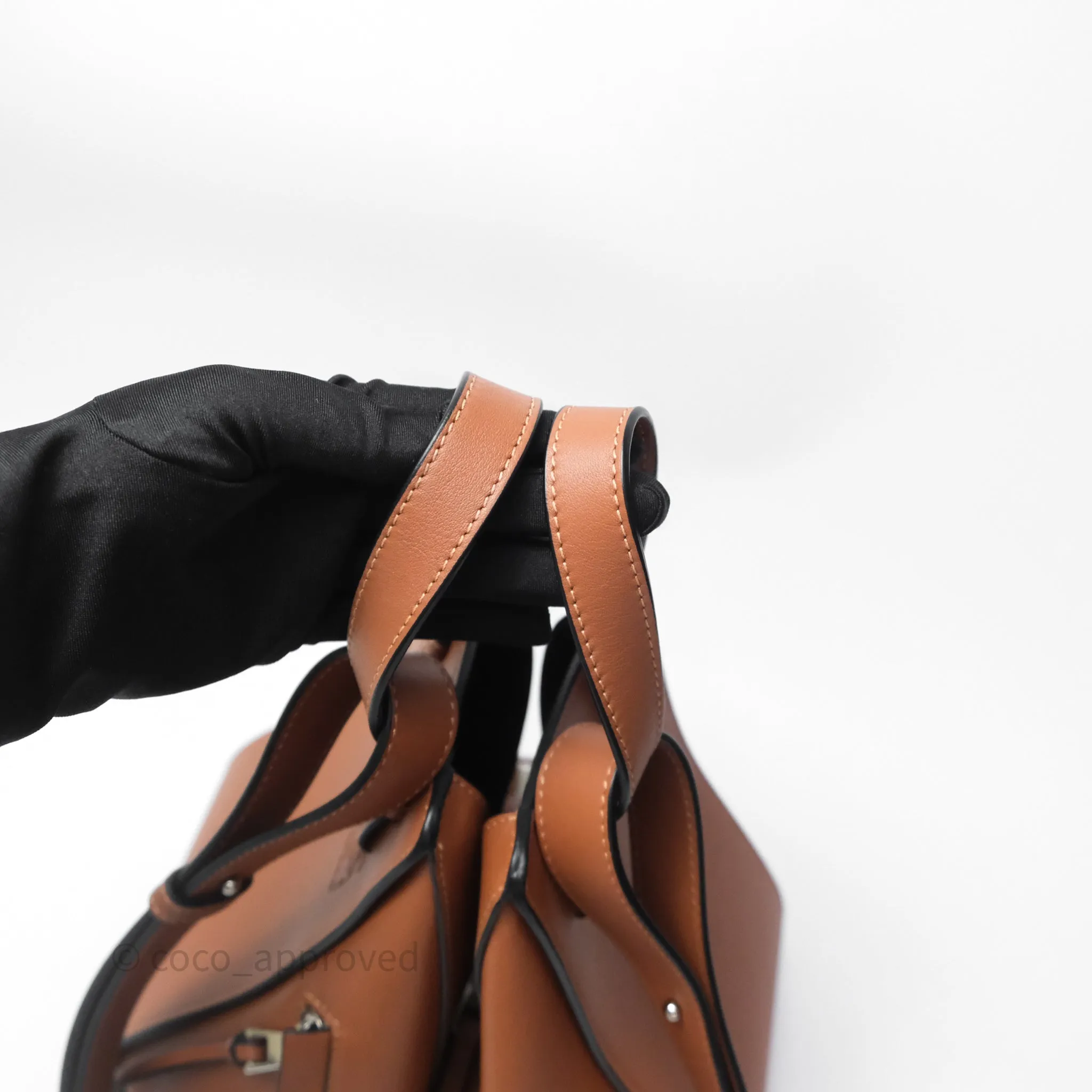 Loewe Hammock Small Shoulder Bag Tan